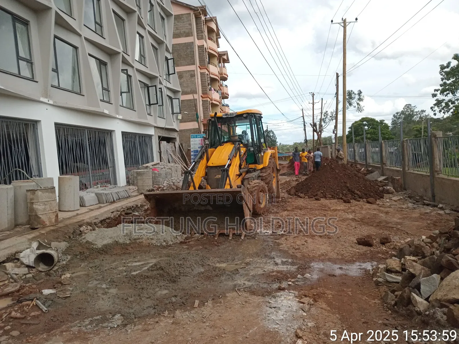Sewer Line Laying and Connection
