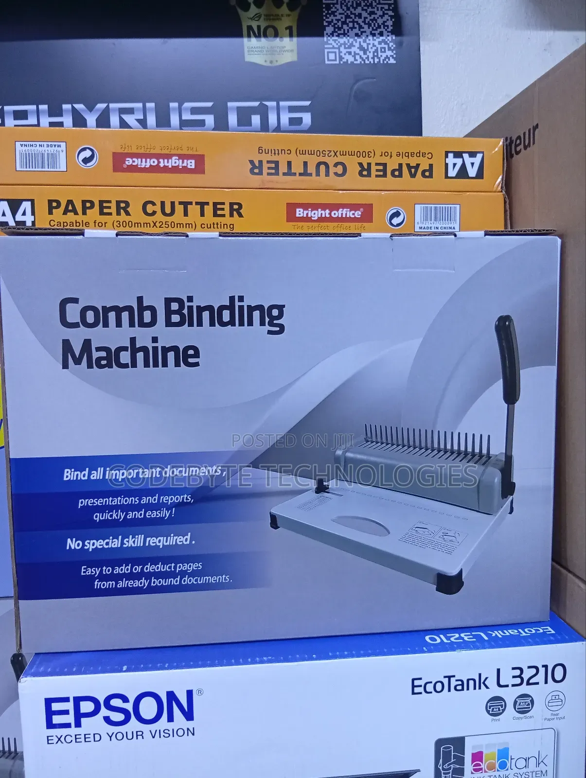 Office Point Comb Binding Machine
