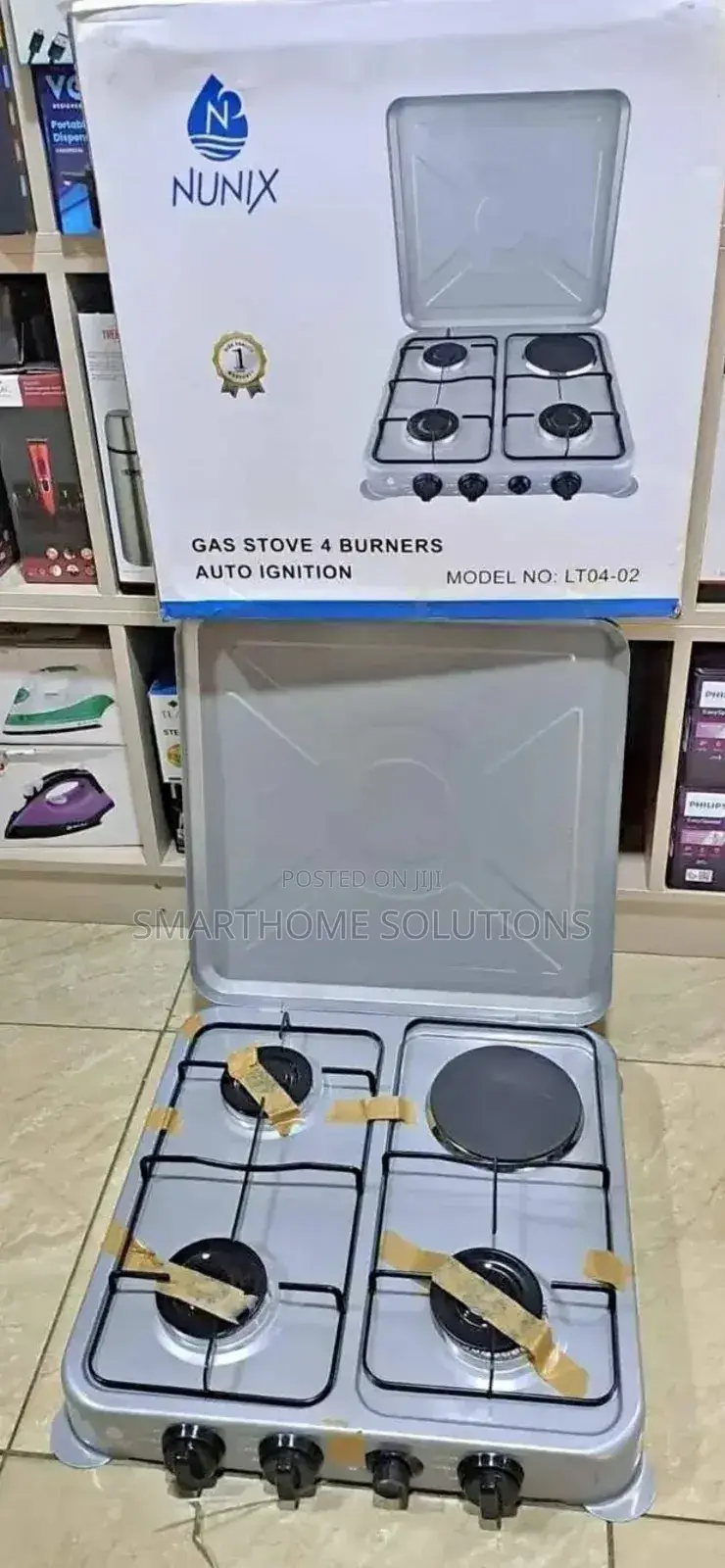 Table Top Cooker( Lt04-02) 3g +1e ✓✓Metallic Lid