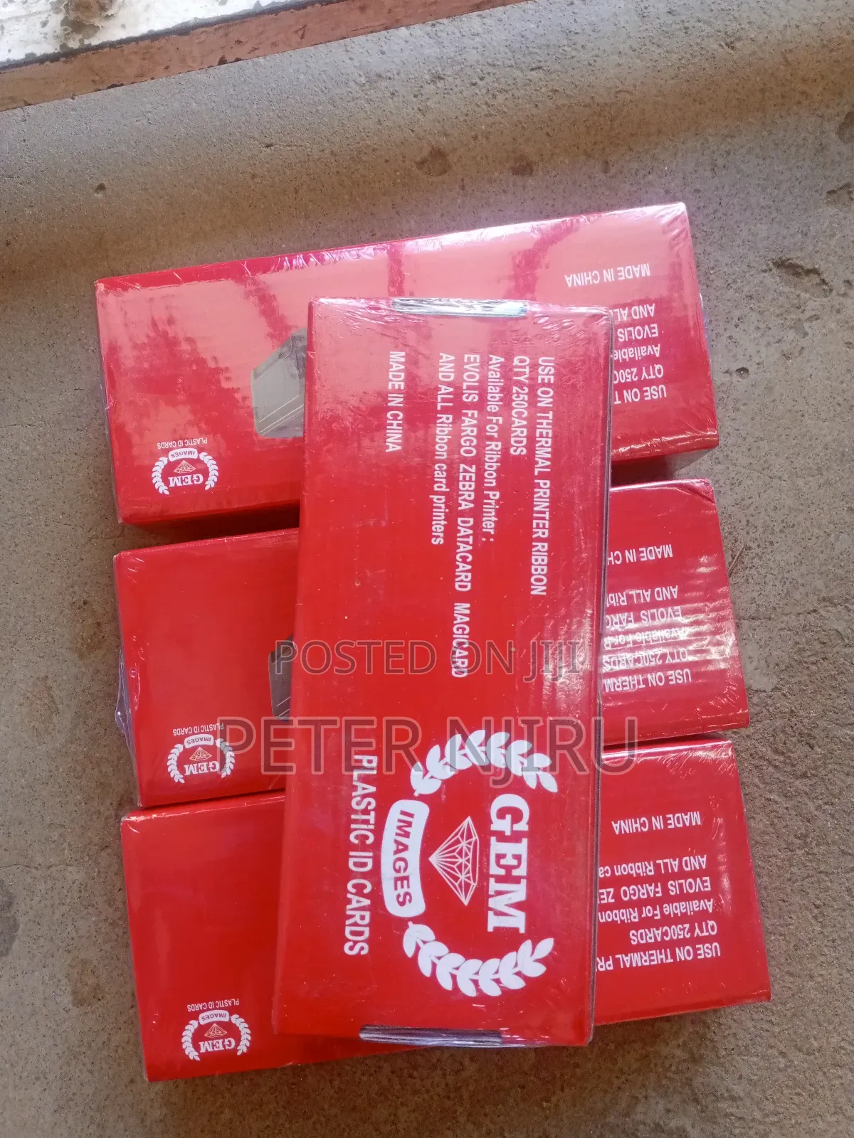 Gem Blank Plastic Cards for Thermal Printers