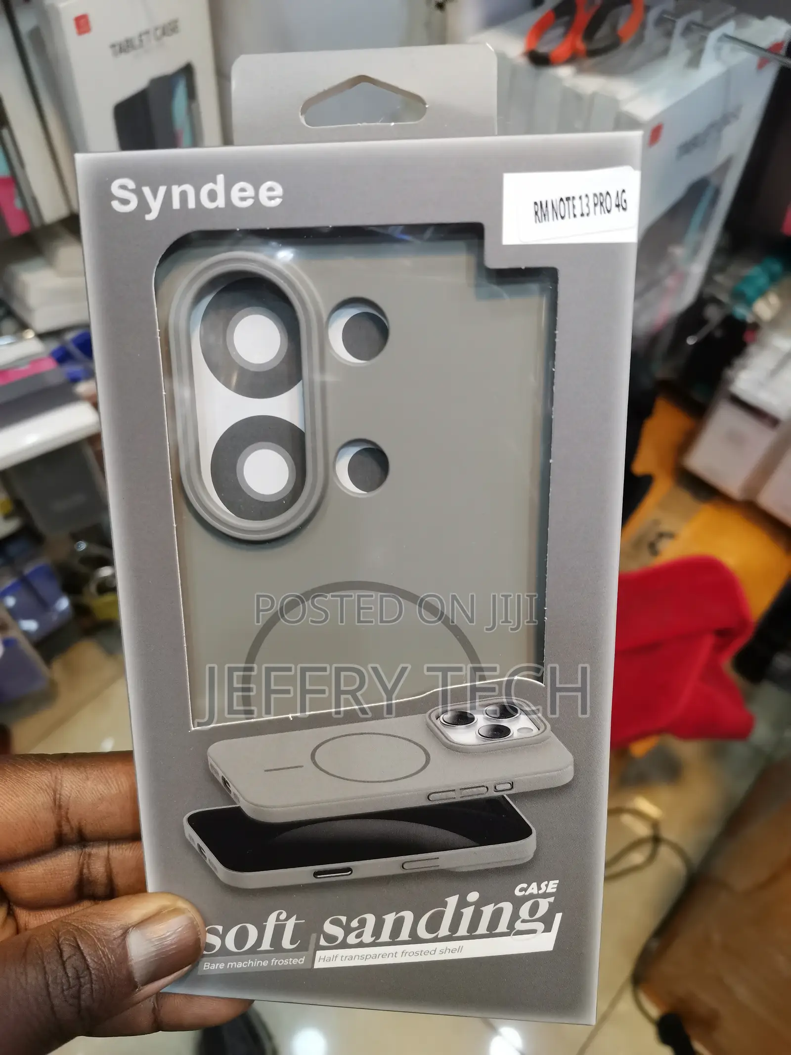 Infinite Case Back Cover for Redmi Note 13 Pro 4g Black Case