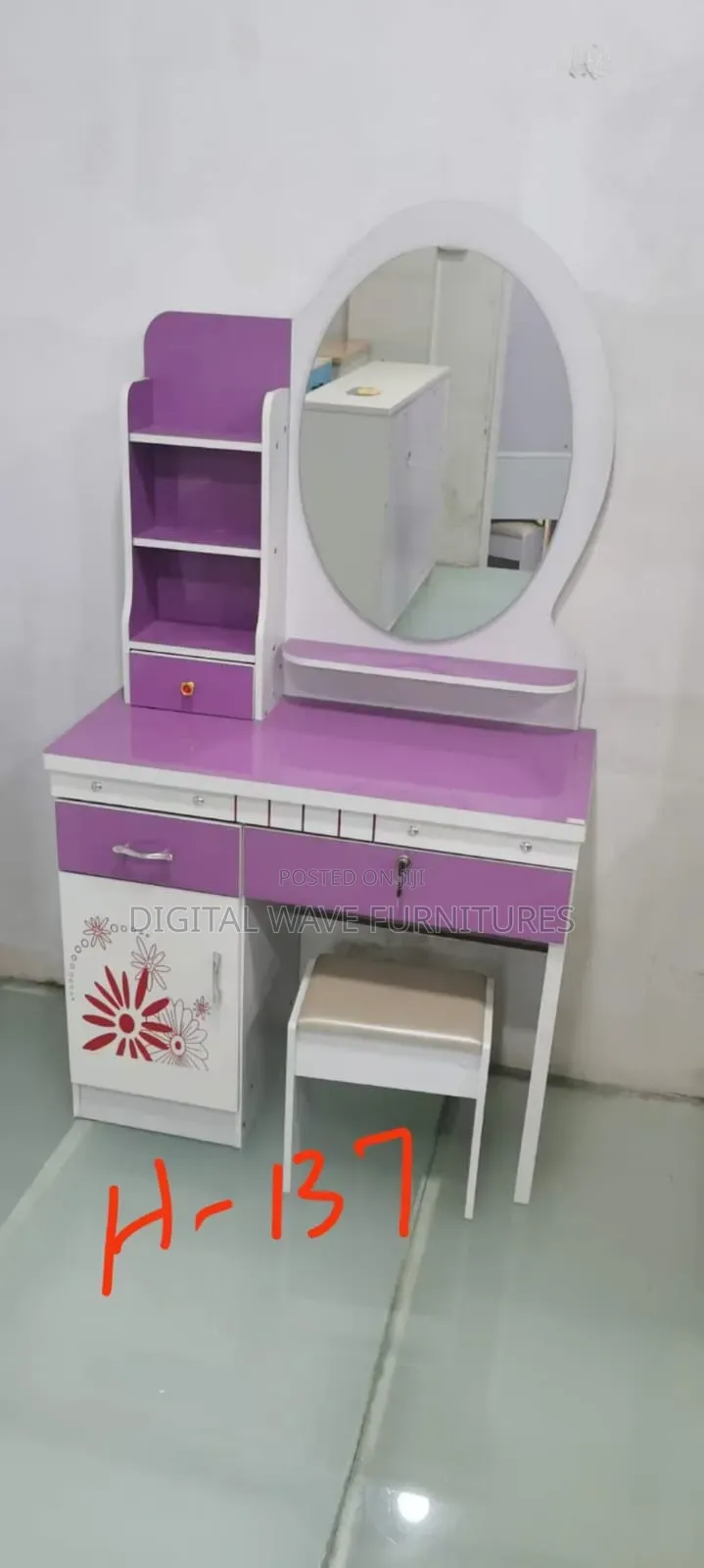 Purple Dressing Table