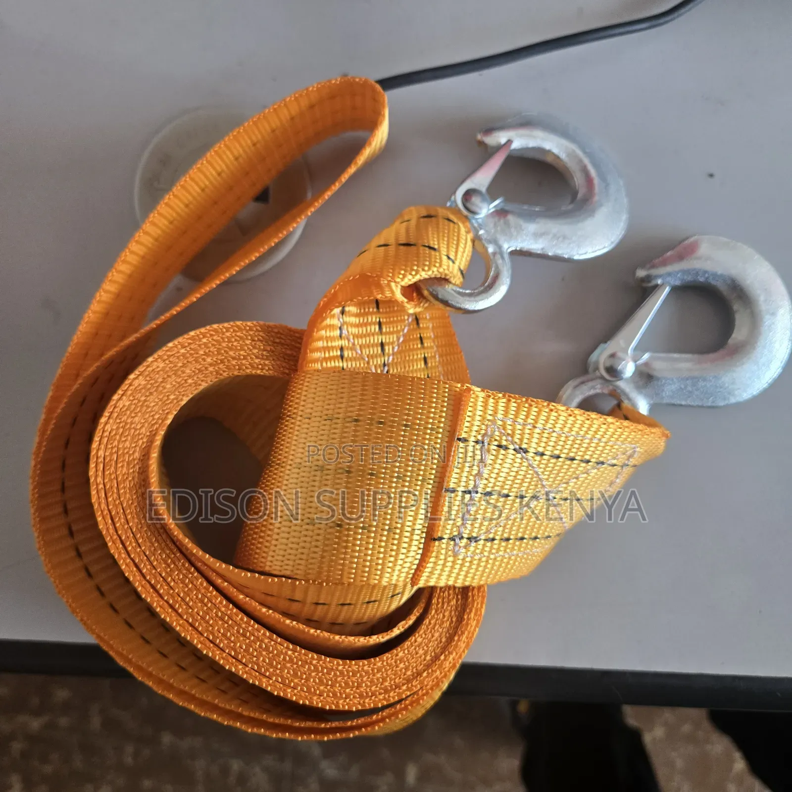 Towing Ropes 4m Nylon Strap Cars Tow Rope Pull 3 Tons