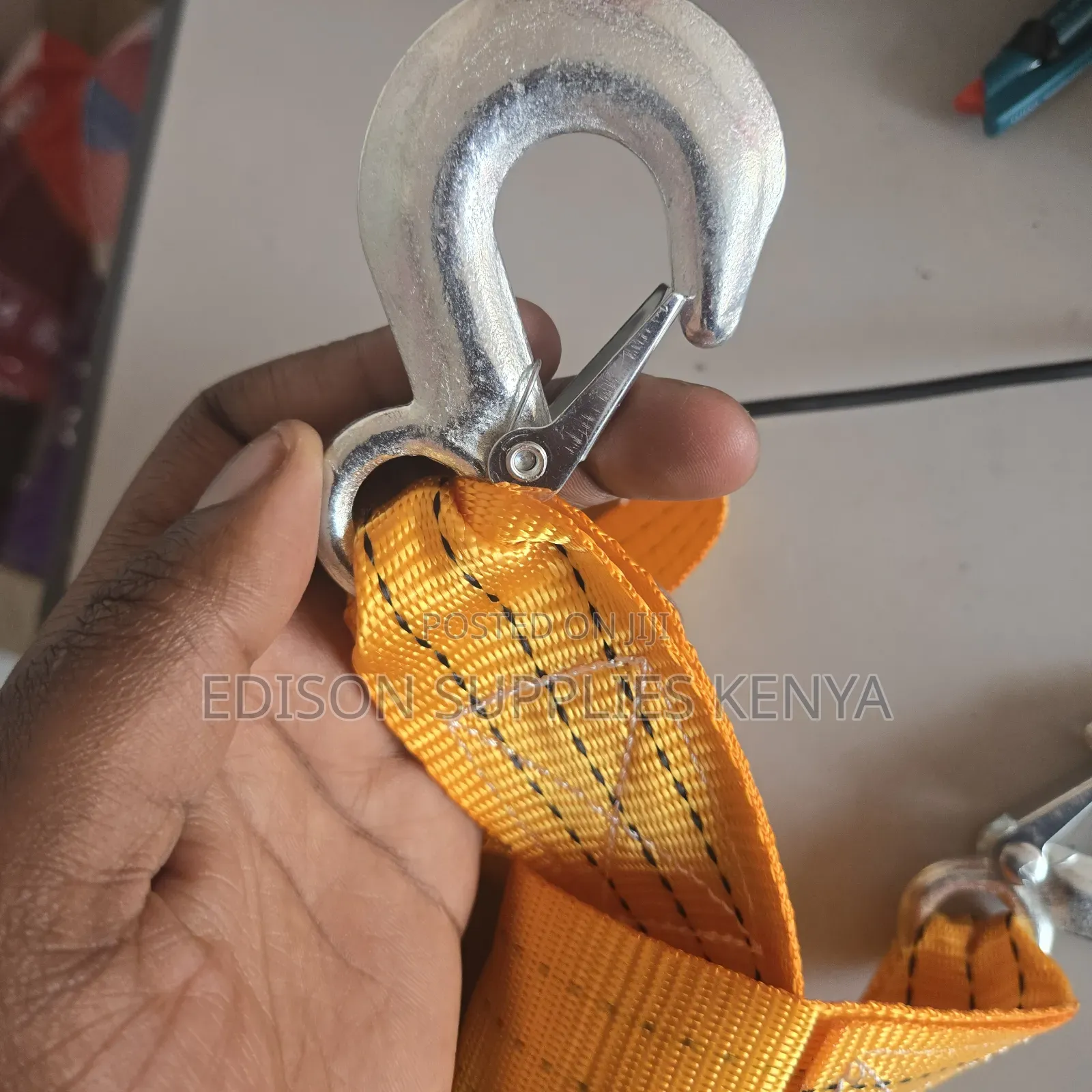 Towing Ropes 4m Nylon Strap Cars Tow Rope Pull 3 Tons