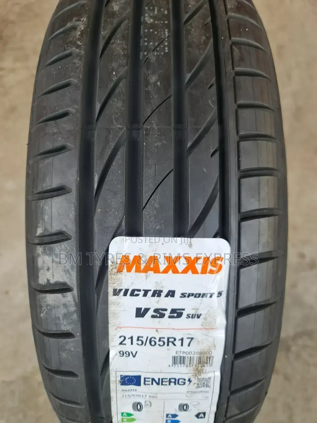 215 /65 R17 Maxxis Vs5 (Highway)