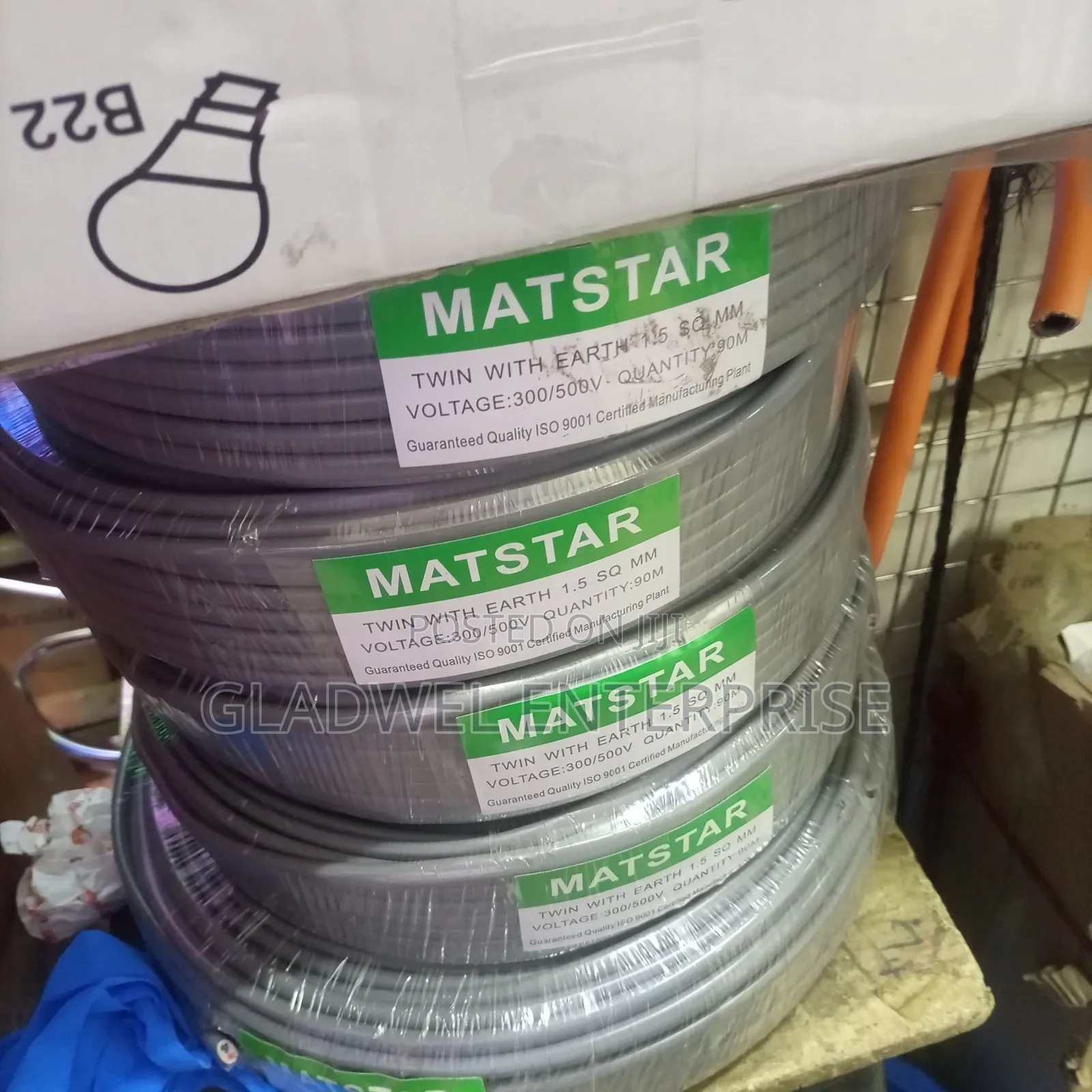 Wiring Master Cable Electric Wire Twin 1.5mm 90m