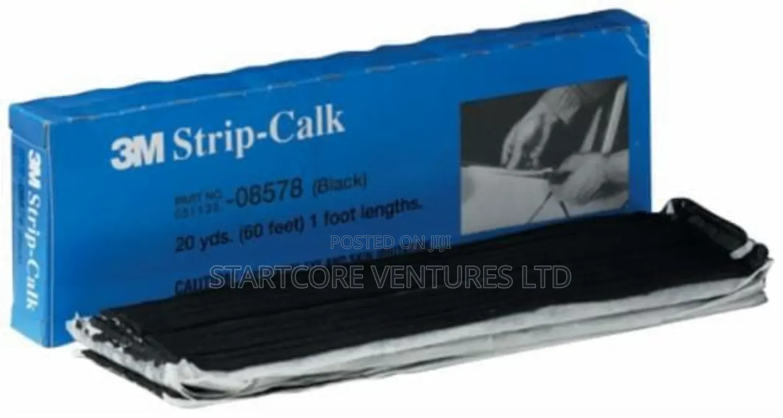 3mtm Strip-caulk, Black, 6 Mm X 30.5 Cm, 60 Strips
