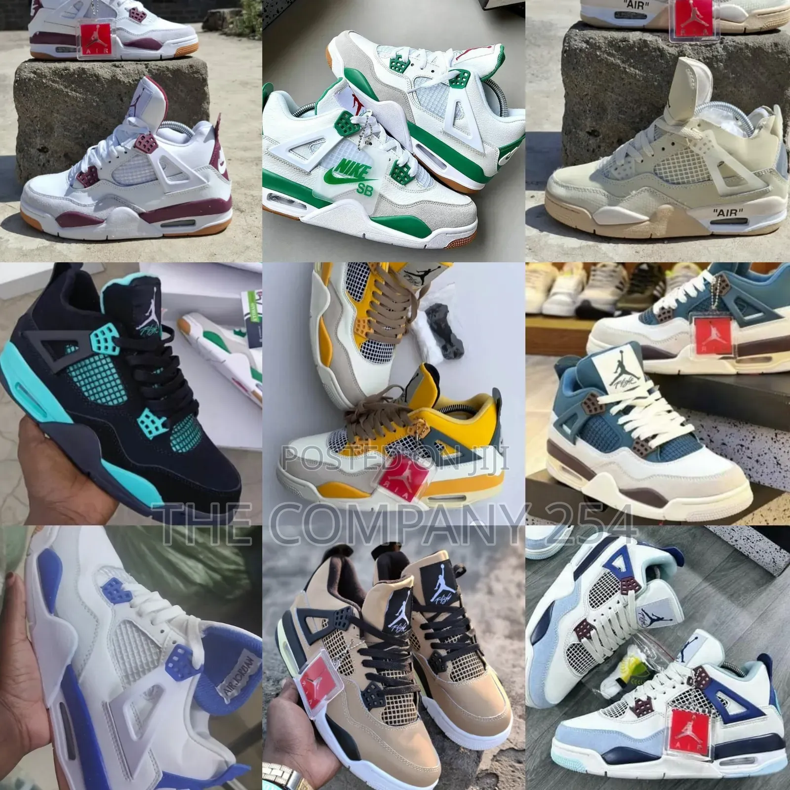 Designer Quality Leather Unisex Nike Jordan 4 Legit Sneakers