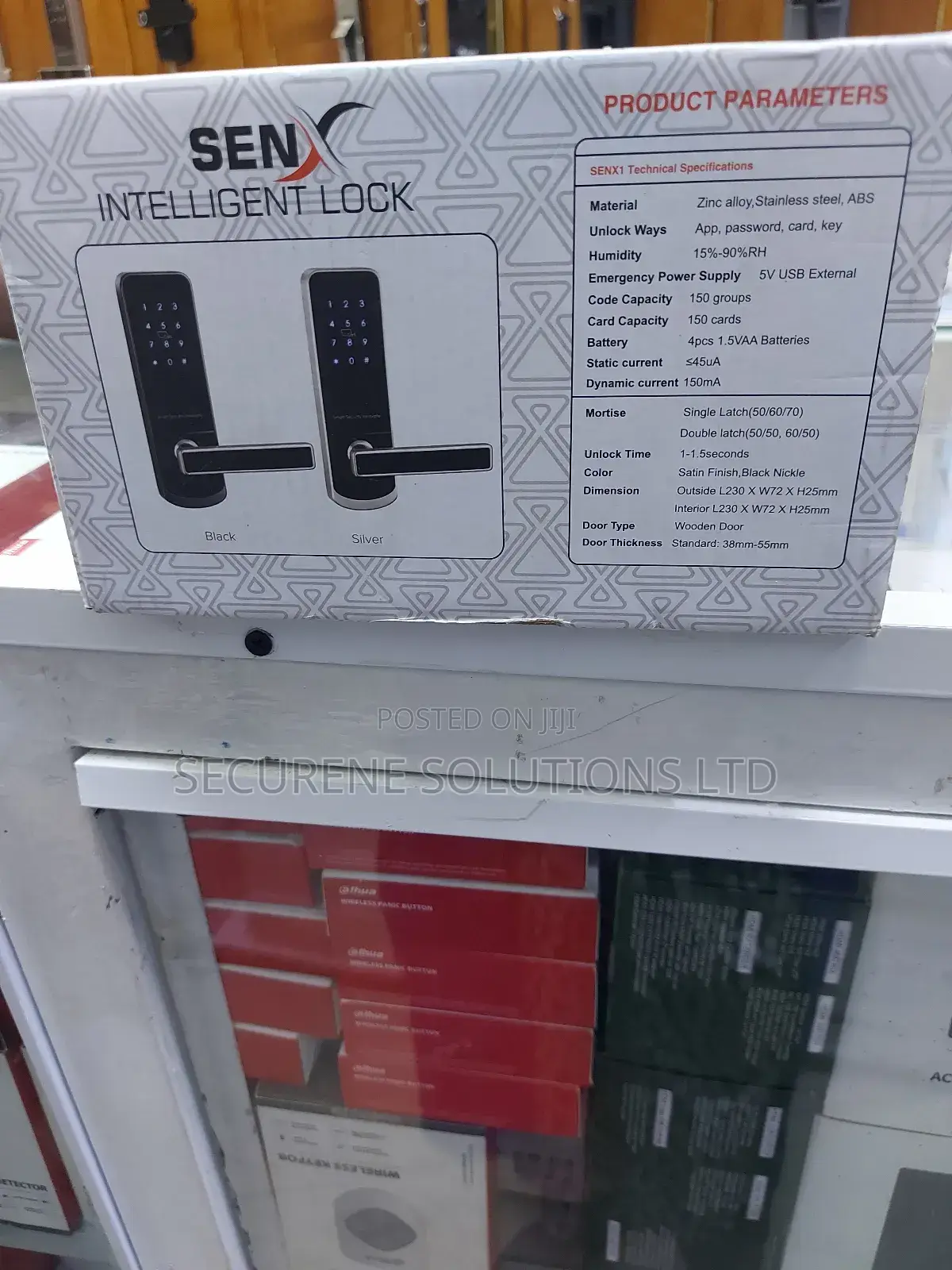 Senx Intelligent Lock, Specifically Nx1 5050 Model in Black
