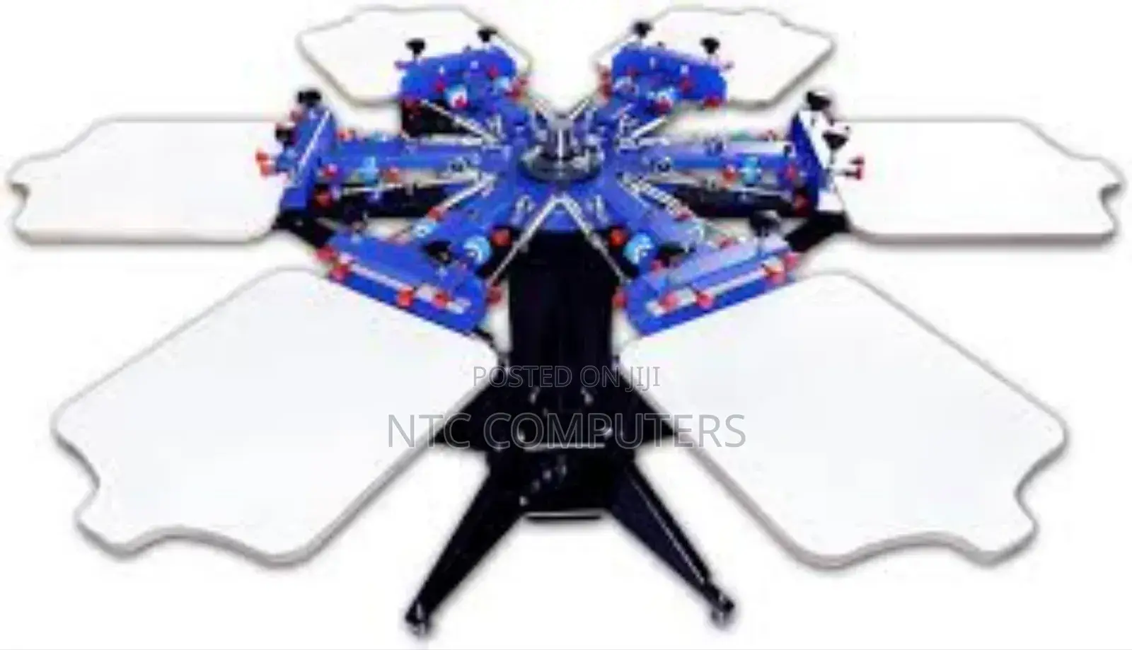 ￼
6 Color 6 Station 
￼
6 Color 6 Station Screen Printer