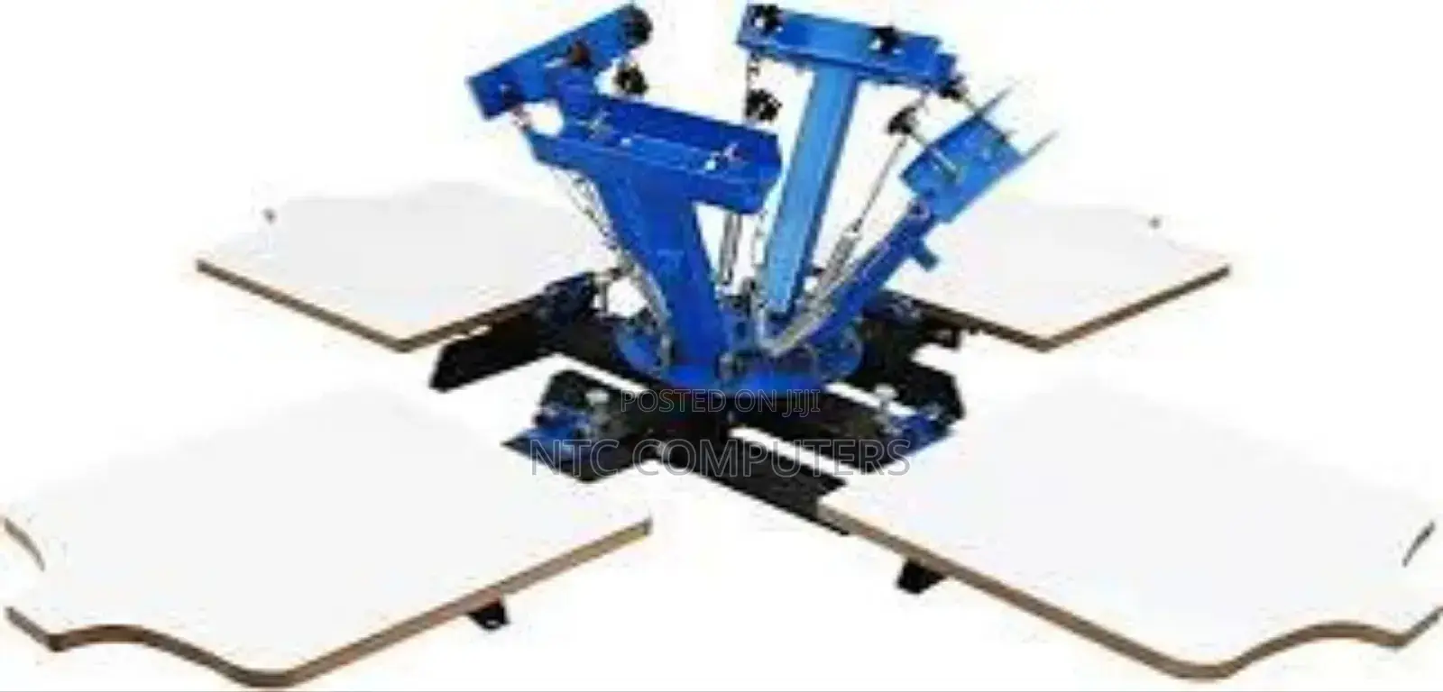 4 Color 4 Station Screen Printing Machine With Rotati