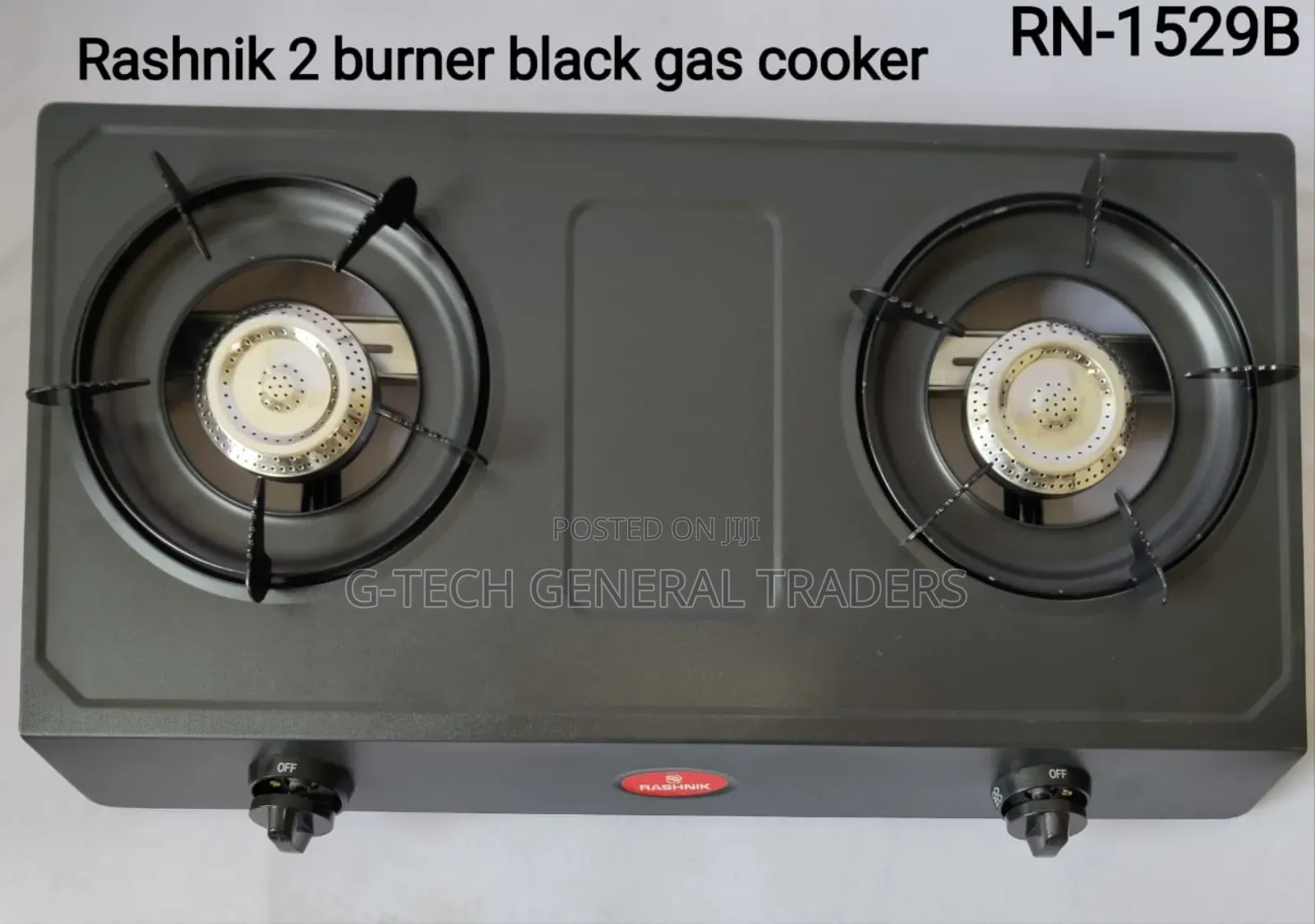 Stainless Steel Rashnik 2burner Auto Ignition Gas Stove