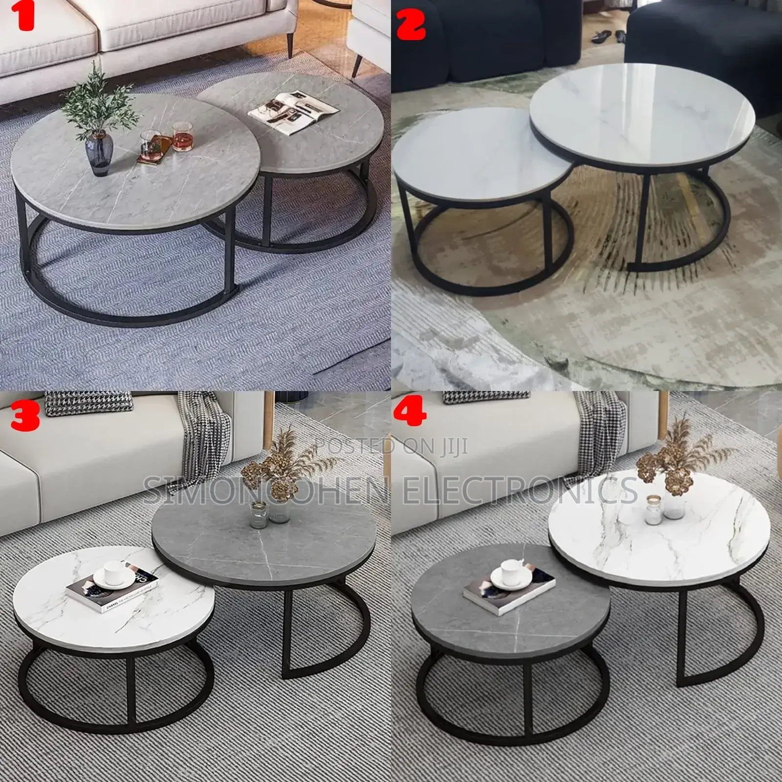 Pure Marble Nesting Table