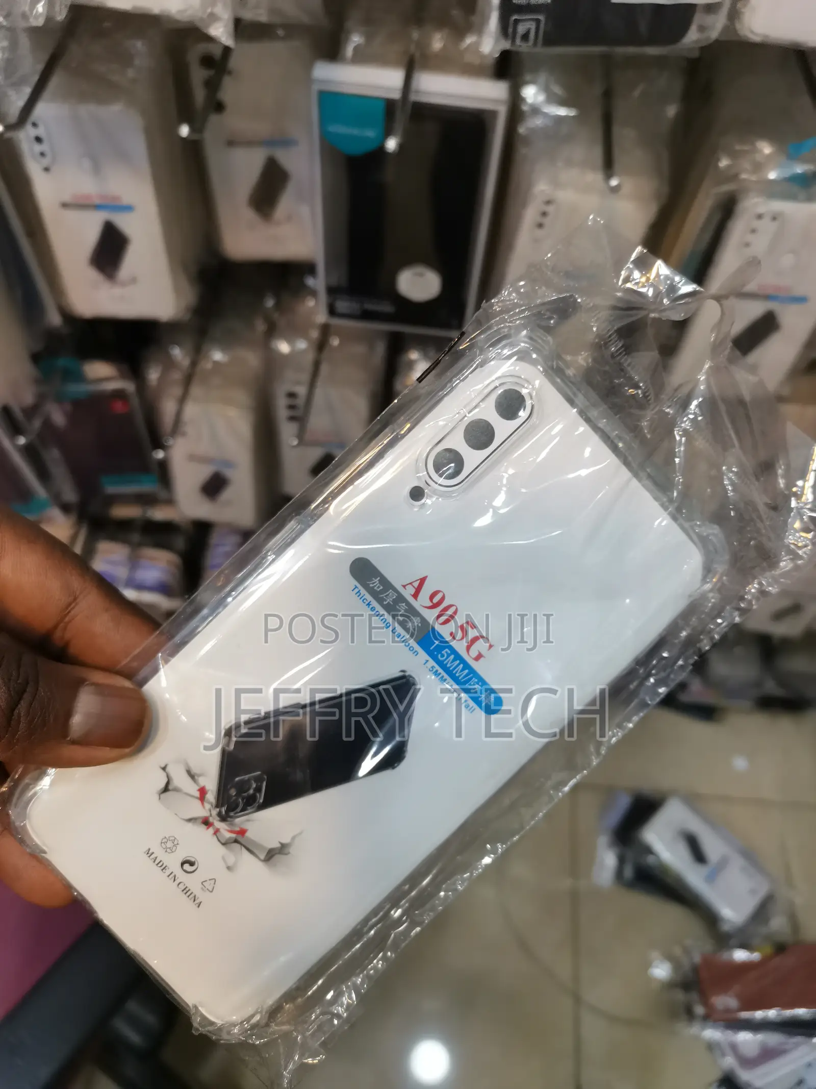 Case Creation Back Cover for Samsung A90 5g Clear Color