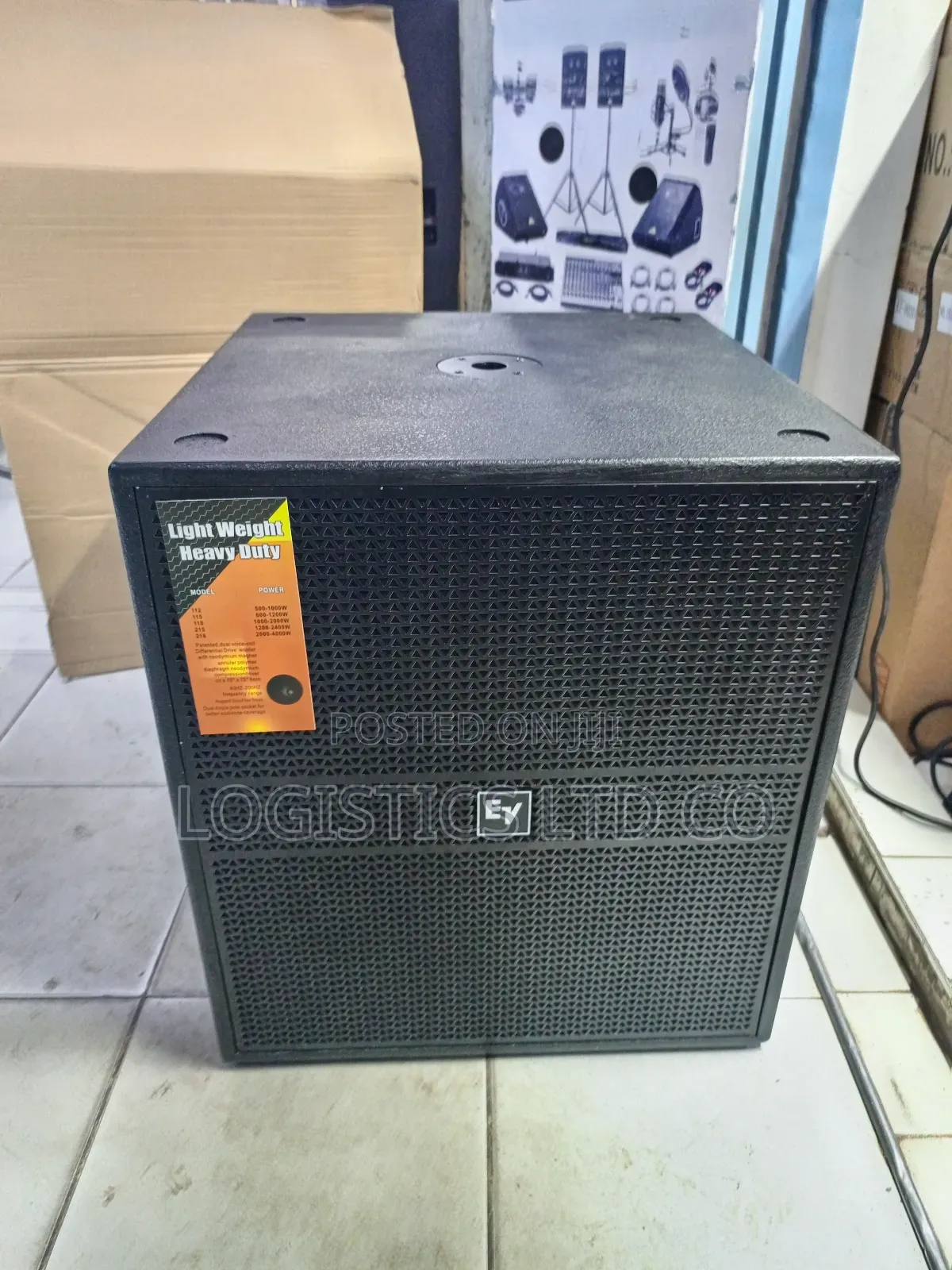 Electro-Voice Ev 18inch Professional Bass Speaker