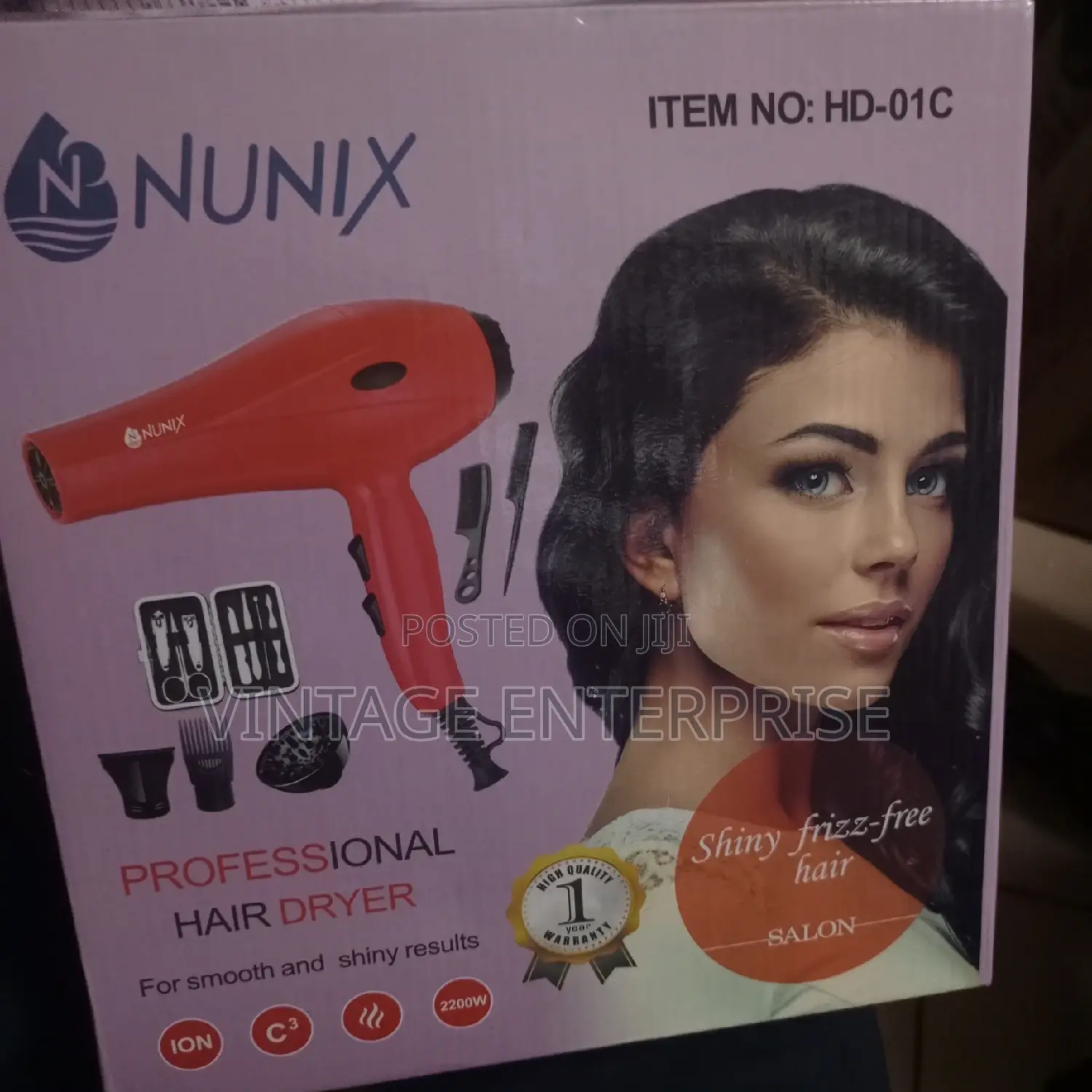 Nunix Blow Dryer 2200w