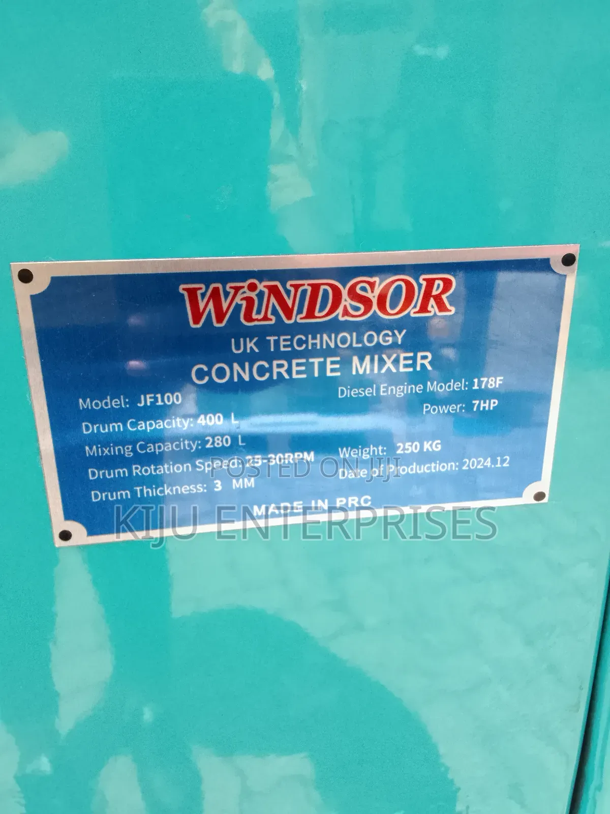 Windsor Brand Mixer 400 Litres7hp Offer Price