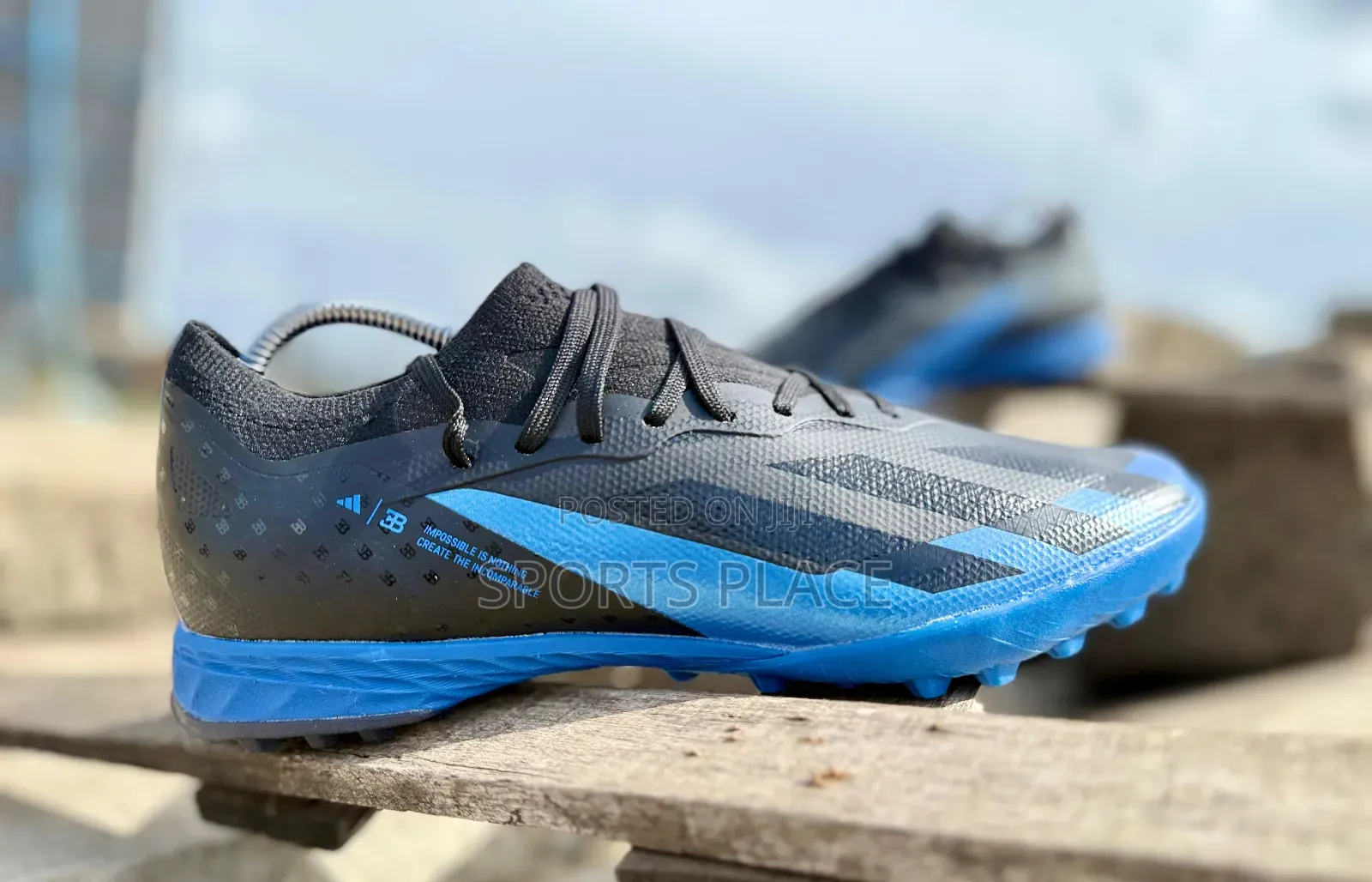 Adidas Bugatti- X Crazyfast Turf Black Blue