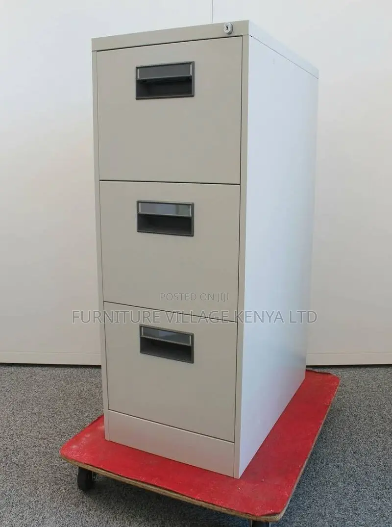 Office Cabinets: Iron 3-drawer Storage Unit For Office Home