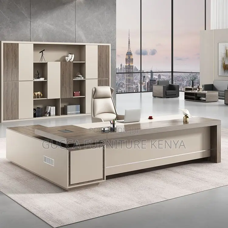 Office Tables:160cm Sophisticated Office L-Shape Workstation