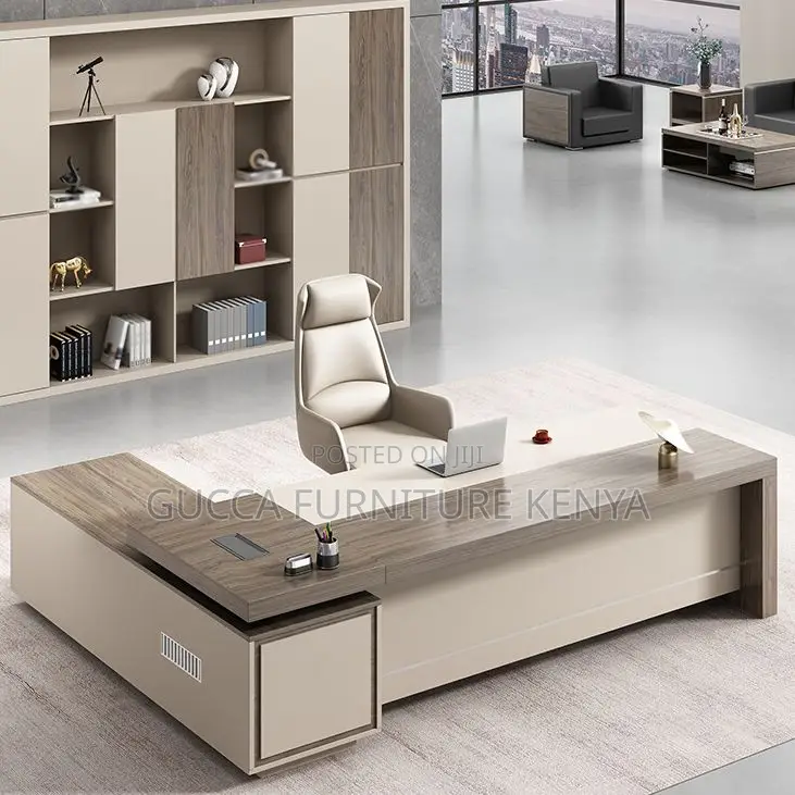 Office Tables:160cm Sophisticated Office L-Shape Workstation