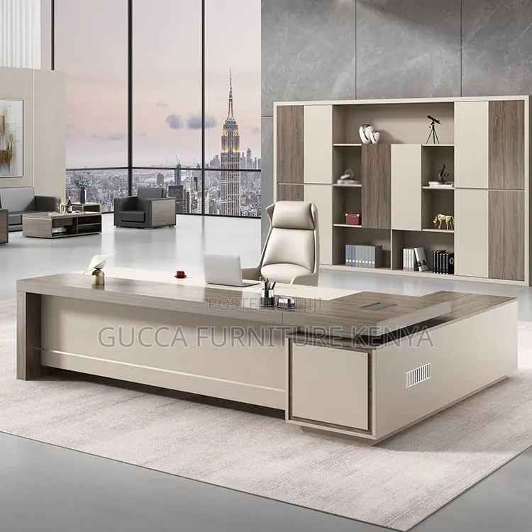 Office Tables:160cm Sophisticated Office L-Shape Workstation