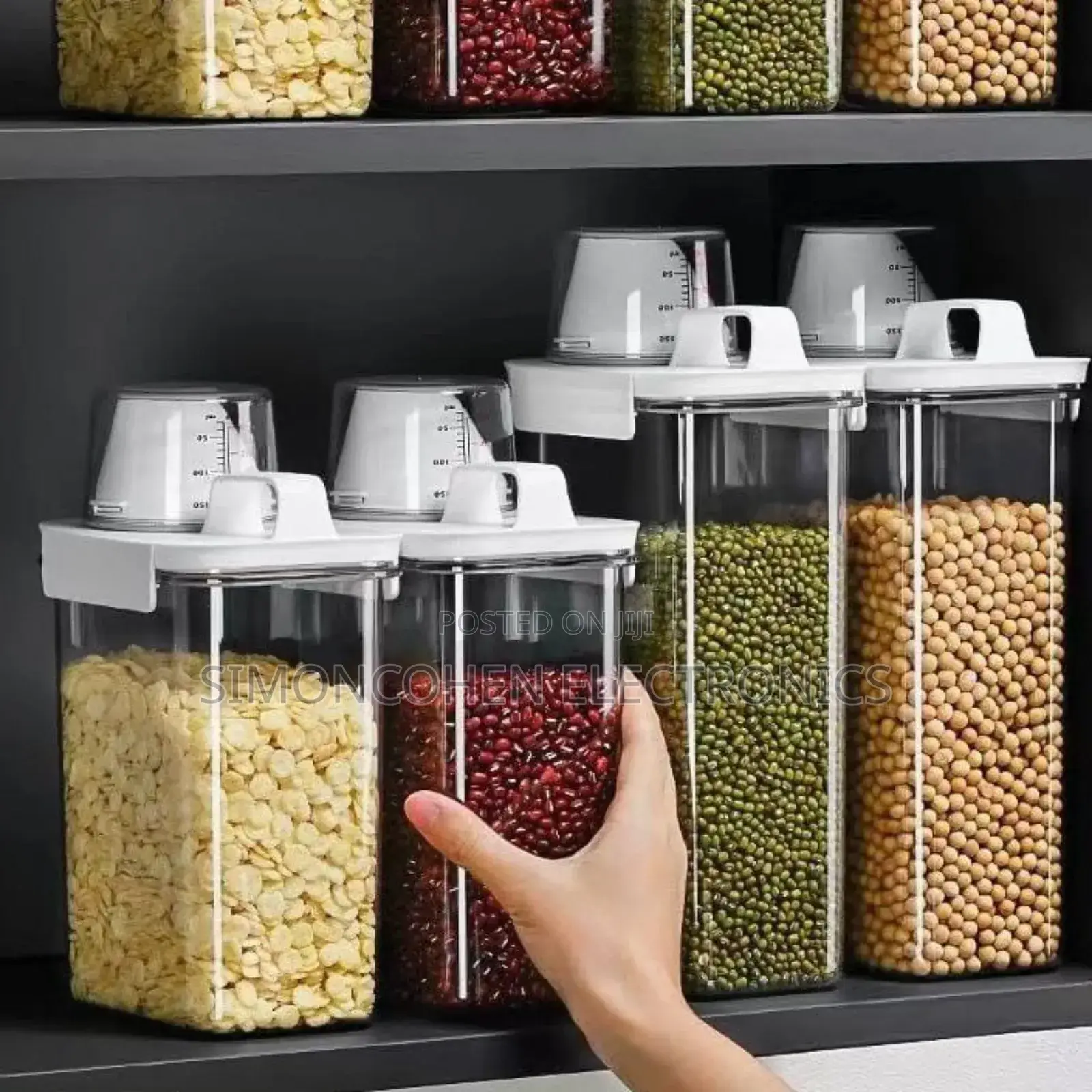 Storage Containers With Measuring Cups