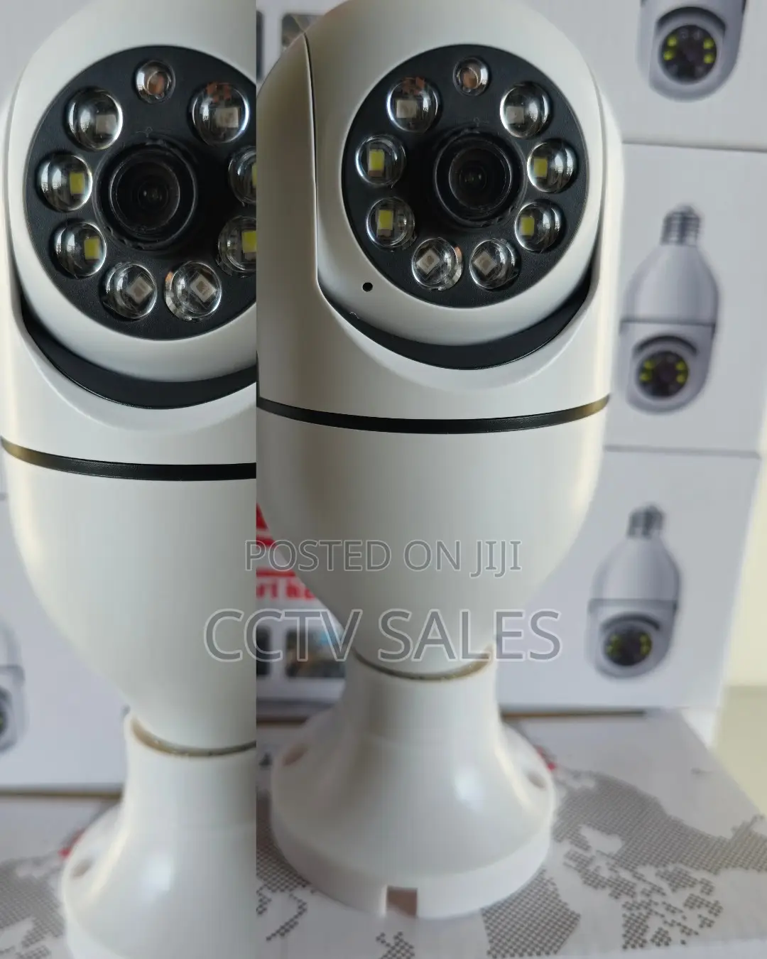 CCTV Camera, 1080p Hd Night Vision Bulb Security Camera"