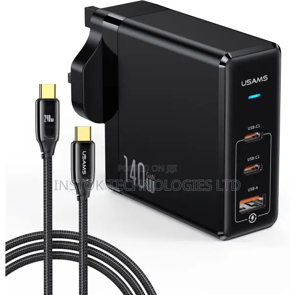 Usams 140w Gan Fast Wall Charger - Cc171