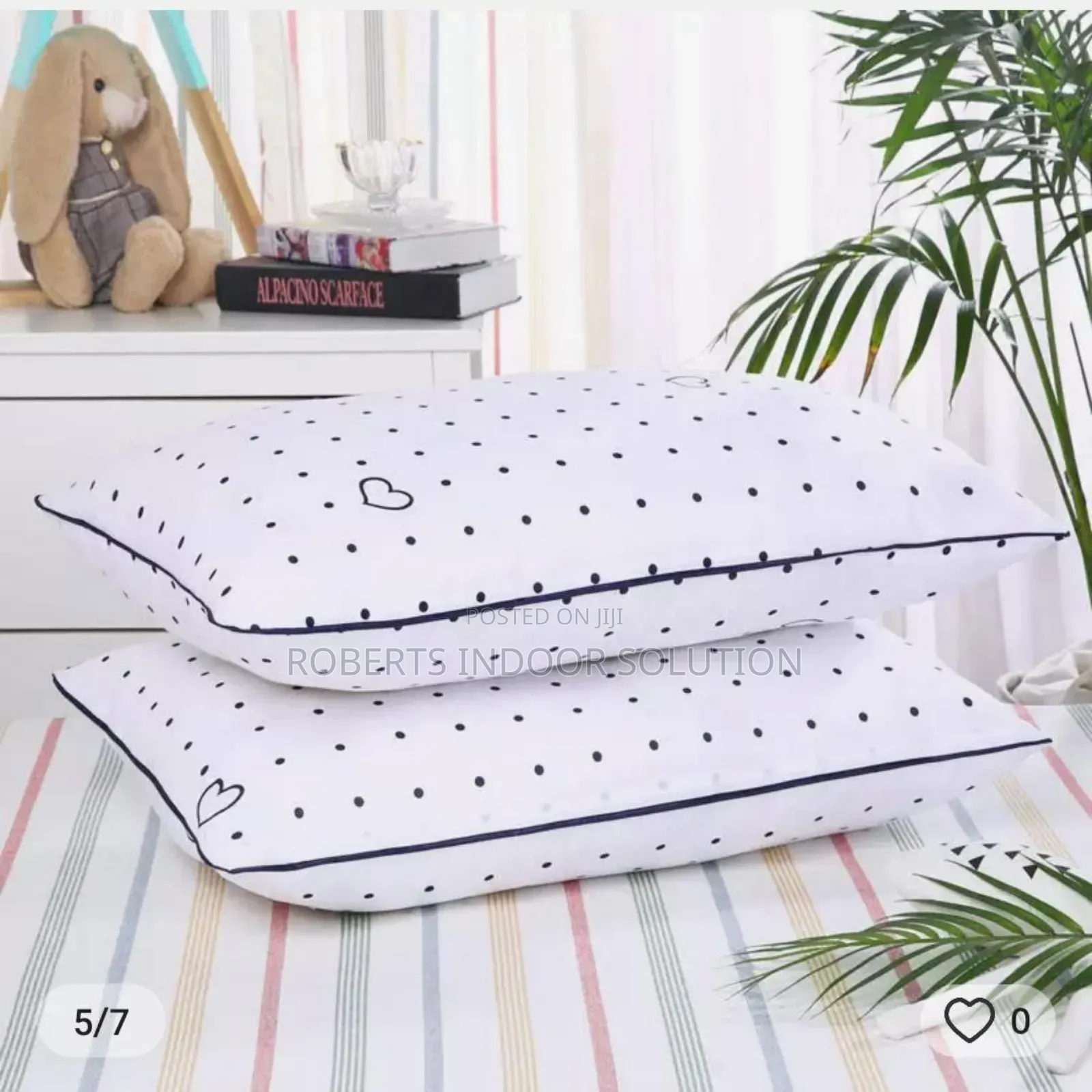 Fibre Pillows
 a Pair