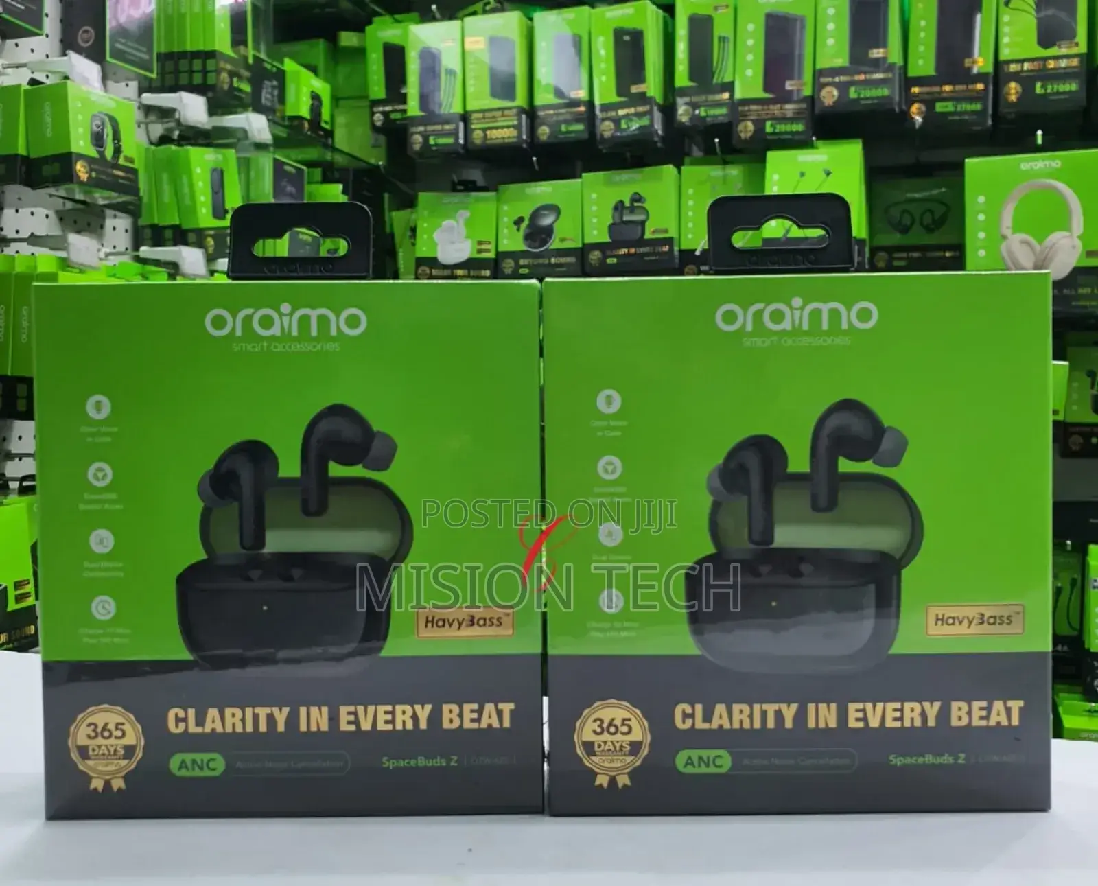 Oraimo Spacebuds Z Otw-625 Anc True Wireless Earphones With