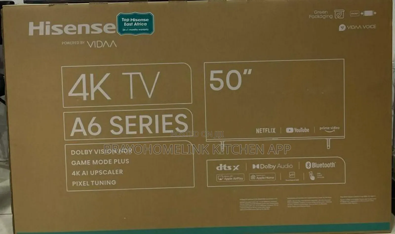 Hisense 50a6 Smart Frameless
Uhd
Frameless
Tv