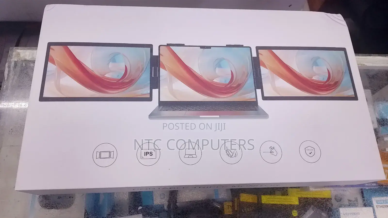 Triple Portable Monitor 1080p Ips Laptop Screen