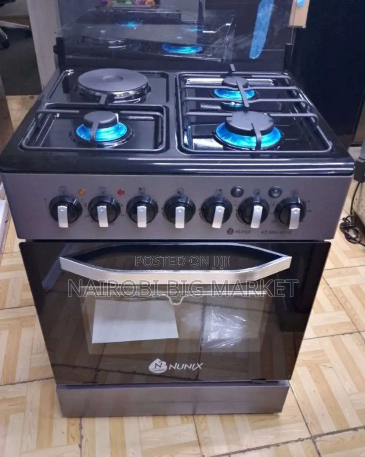 3+1 Nunix Gas Cooker With Electric Oven E/7