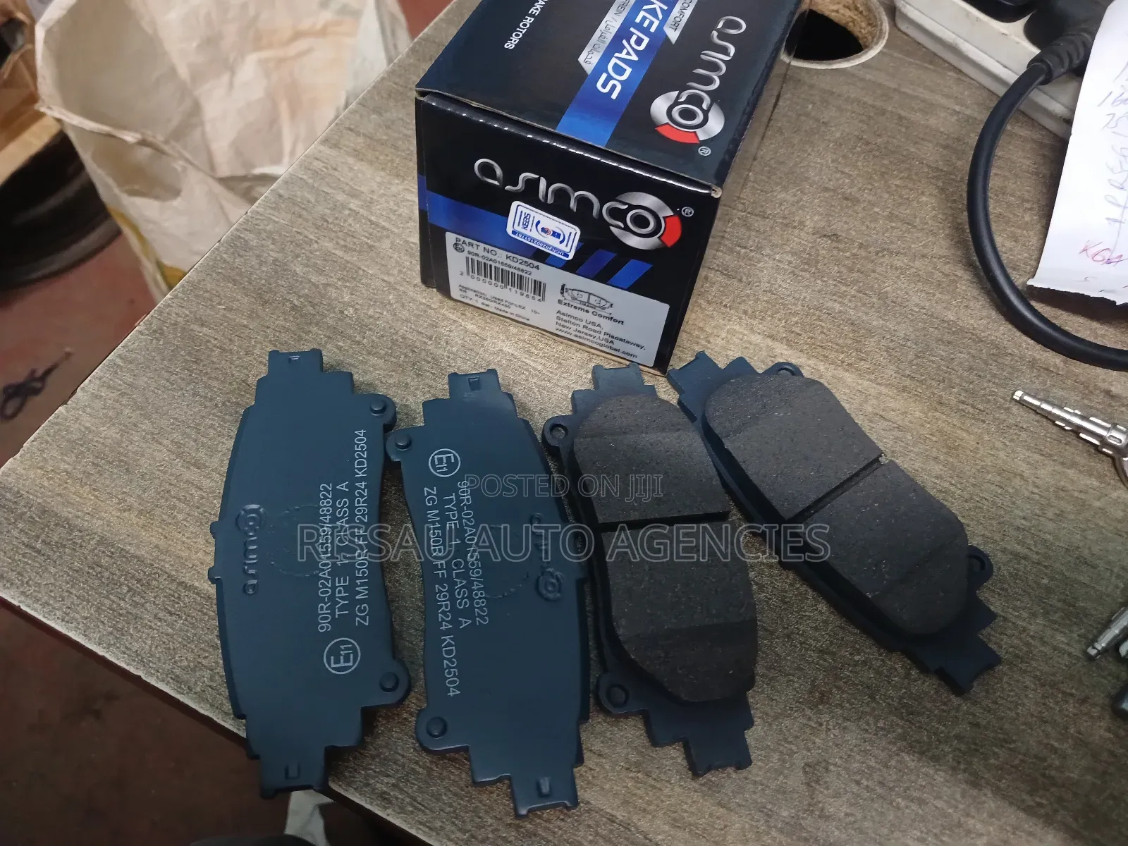 Toyota Lexus Rx350/Sienta/Mark X Rear Asimco Brake Pads.