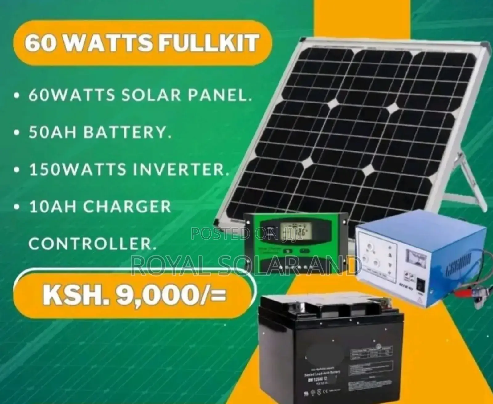 60watts All Weather Solar Kit