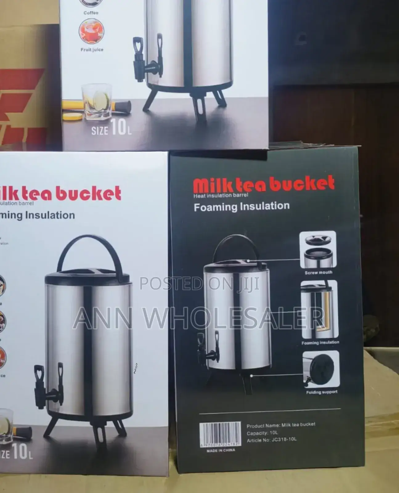 Good Working Milk Tea Bucket / 10 Litres