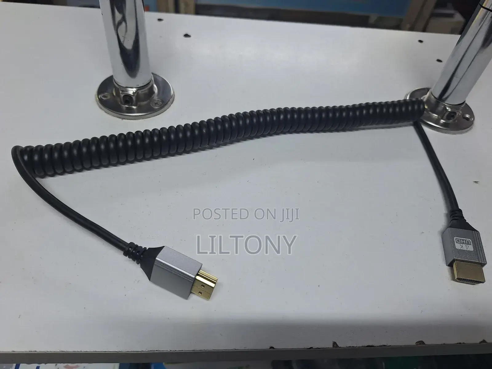 2mtrs Spiral Hdmi to Hdmi Cable