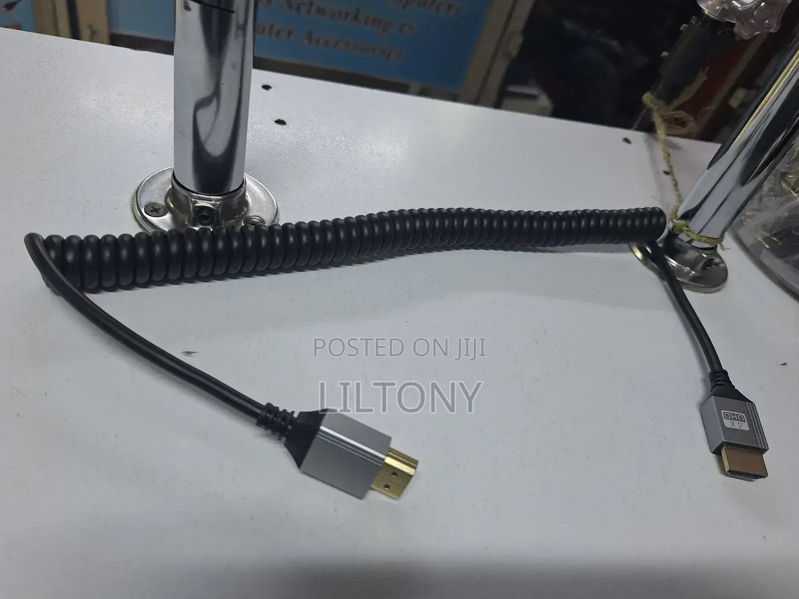 2mtrs Spiral Hdmi to Hdmi Cable