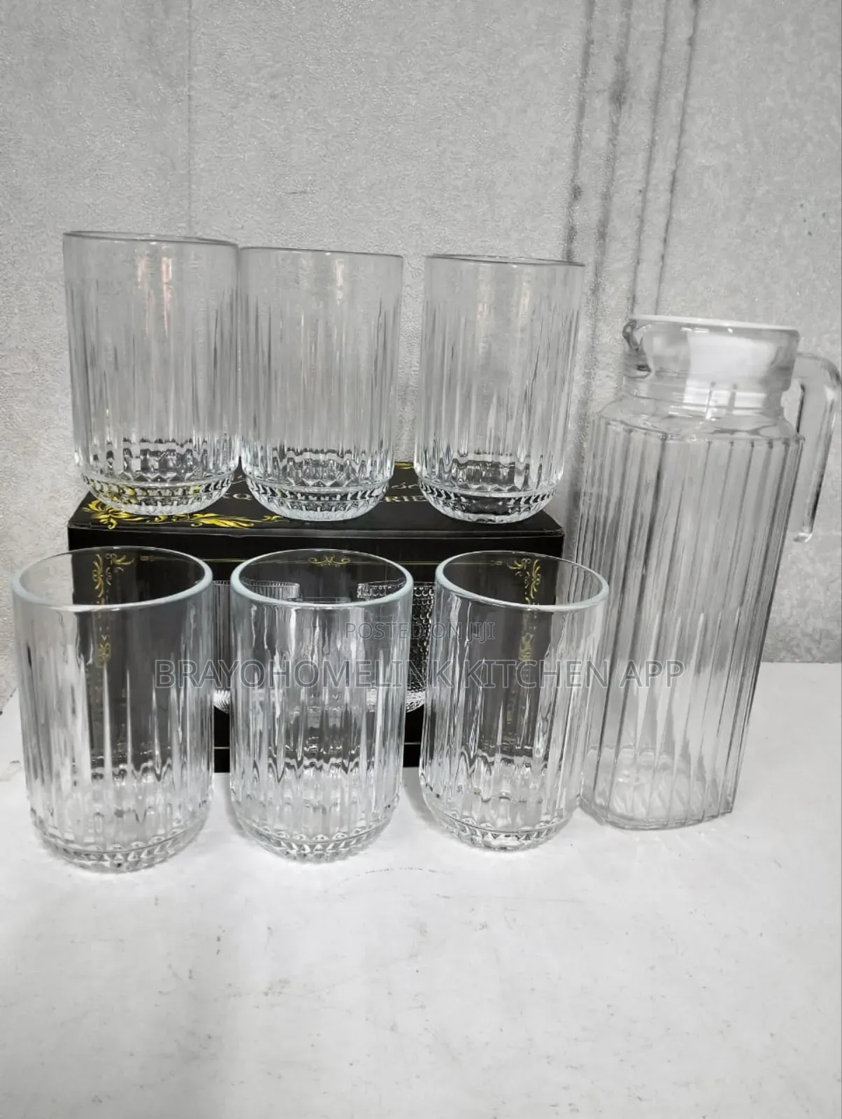 Water Set
6 Glasses 1 Jug!!