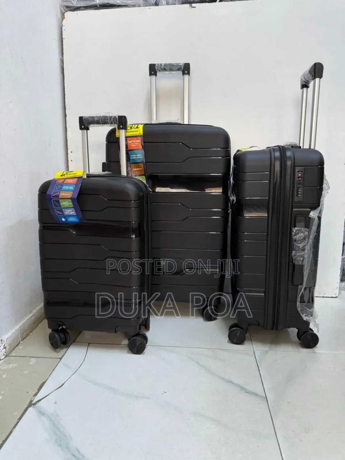 Travel Suitcase 3 in 1 Rubber Suitcase