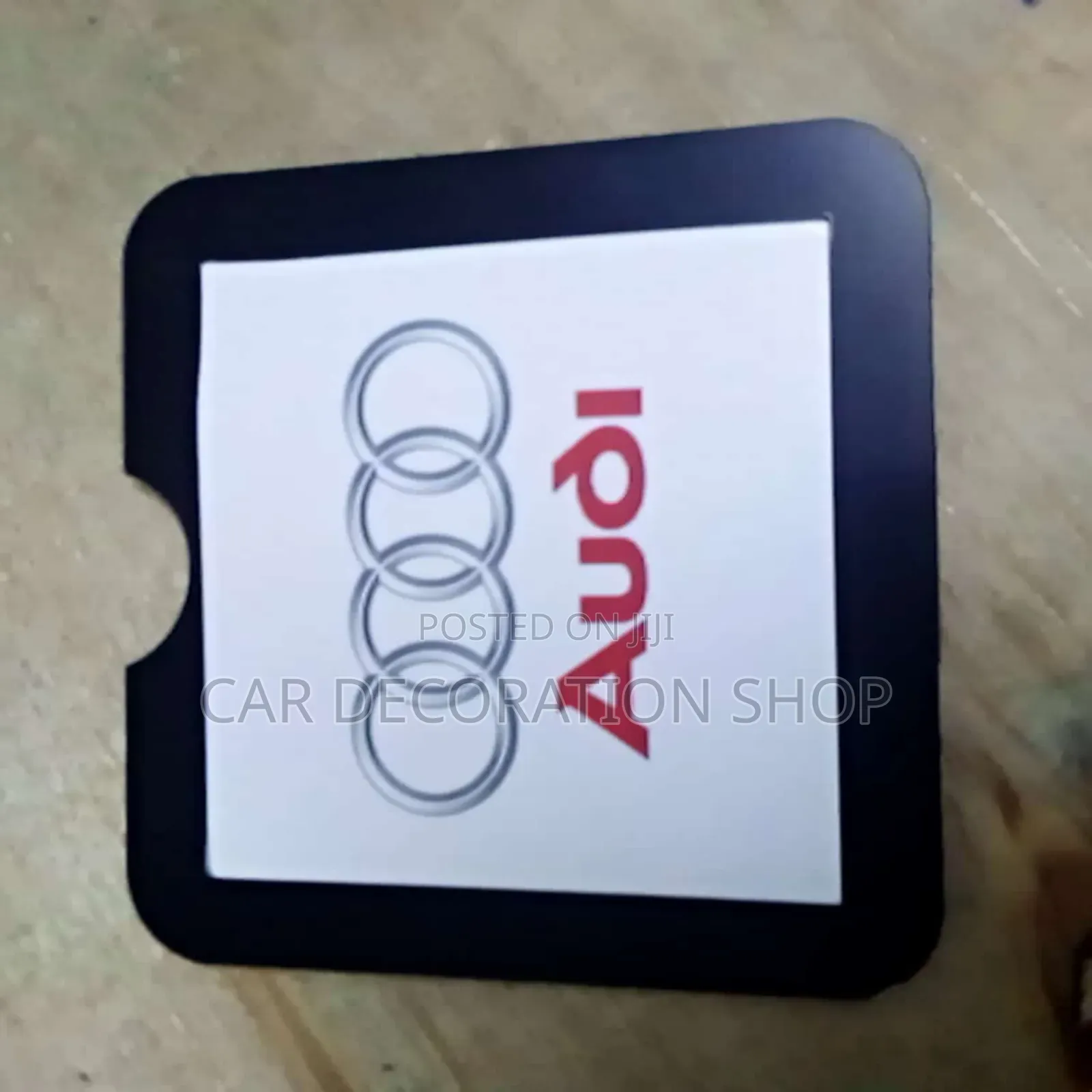 Audi Cars Black Digital Windscreen Insurance Sticker Mount