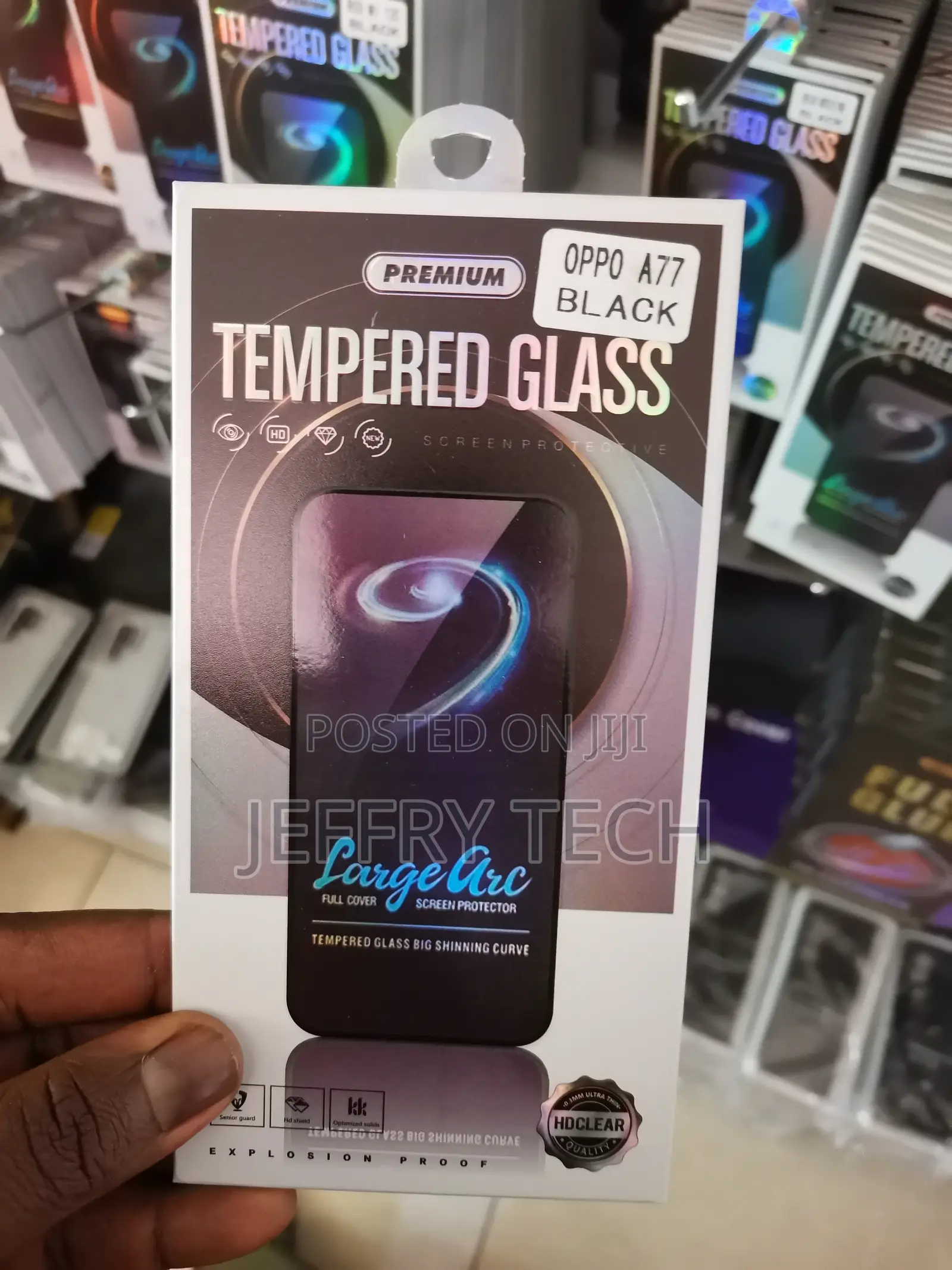 Aiselan Samsung Galaxy A77 Glass Privacy Screen Protector