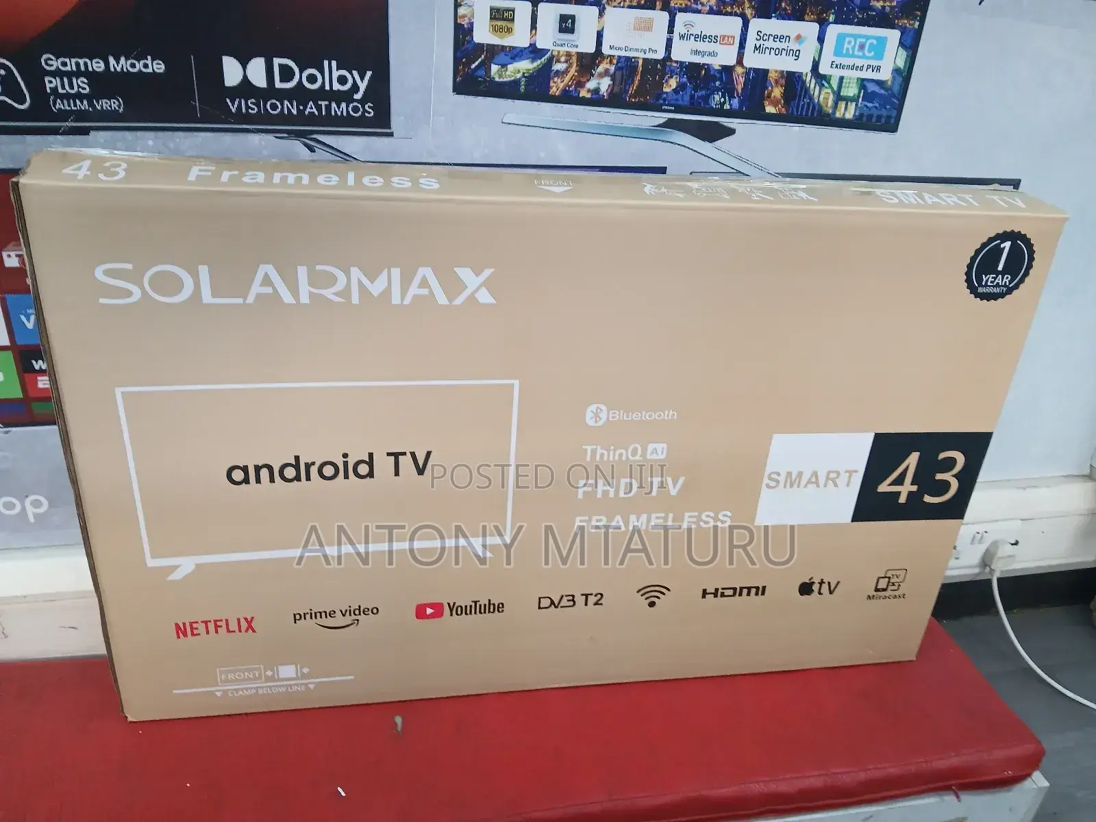Solarmax 43-Inch
Solarmax 43-Inch Full Hd Led Smart Tv