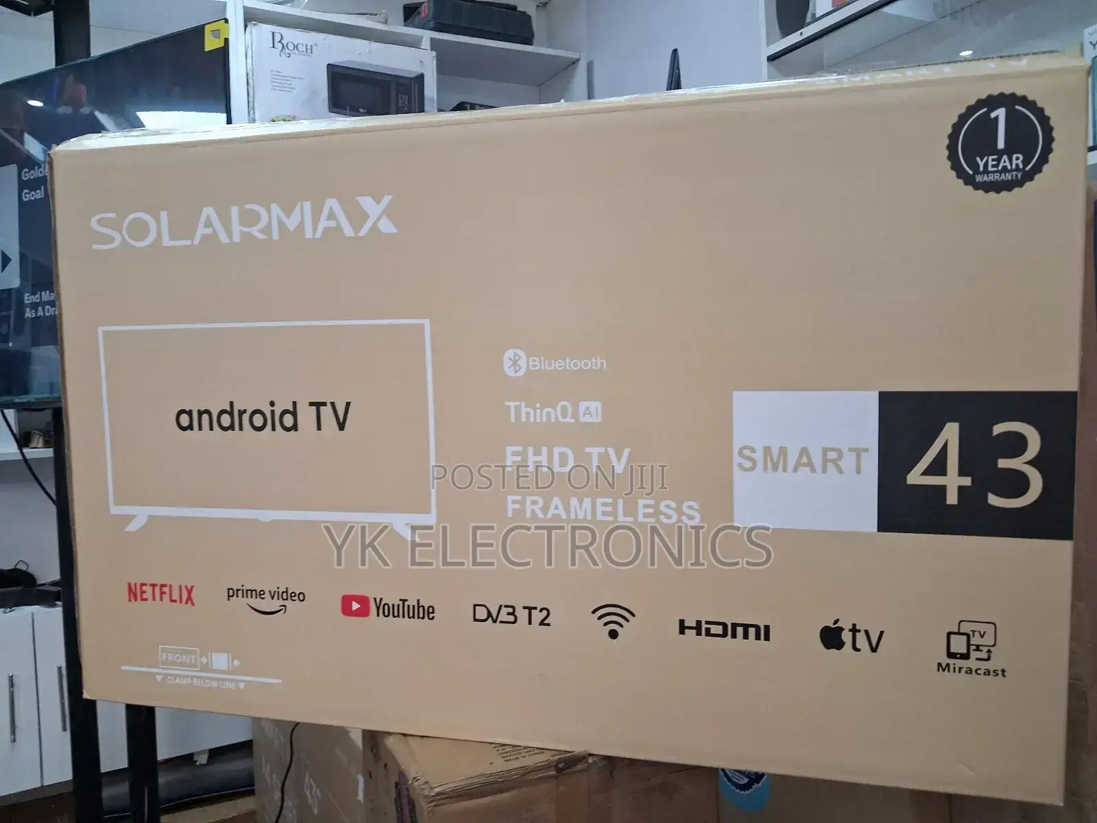 Solarmax 43-Inch
Solarmax 43-Inch Full Hd Led Smart Tv