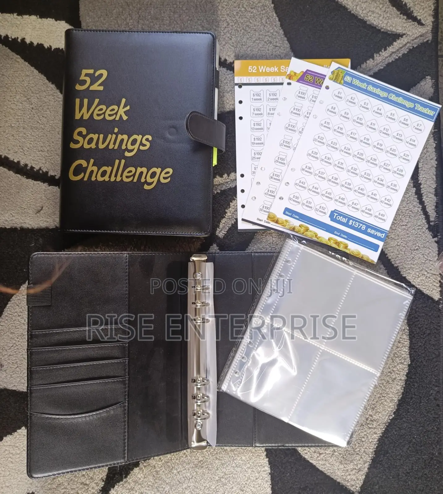 A5 52-Week Savings Challenge Binder 