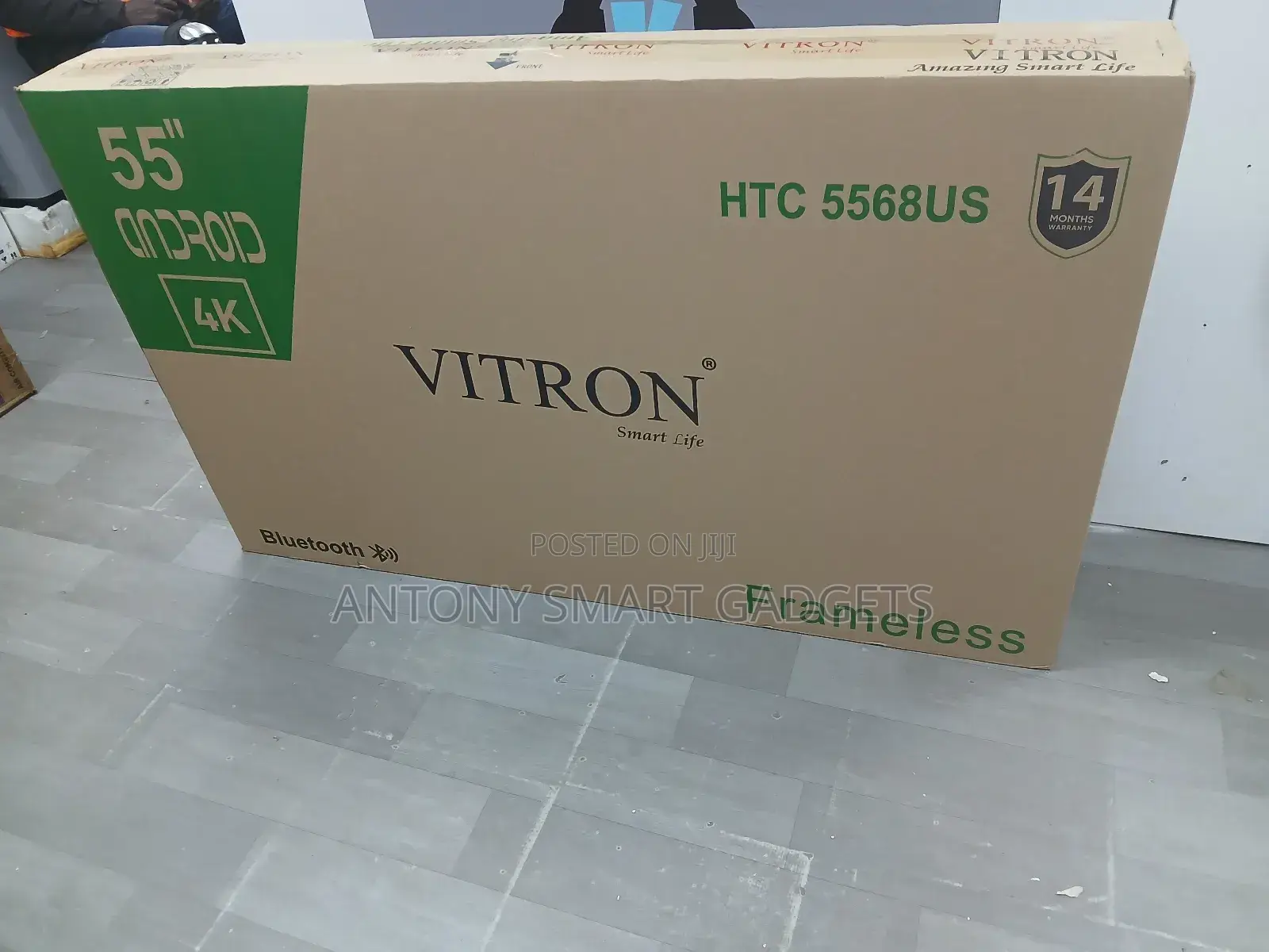 Vitron 55 Inch Uhd Smart Android Tv 14 Months Warranty