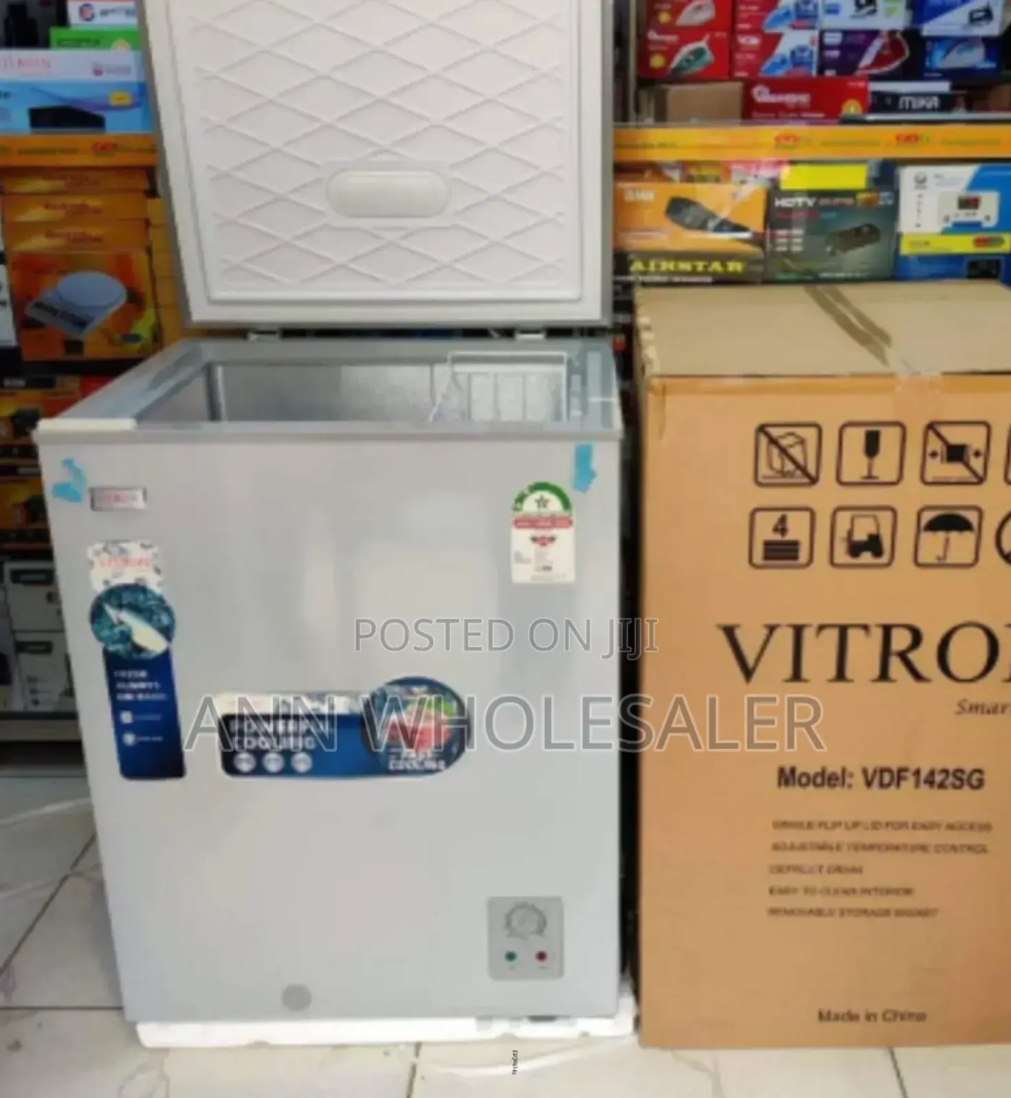 With Warranty Vitron 142 Litres Freezer Vf/7