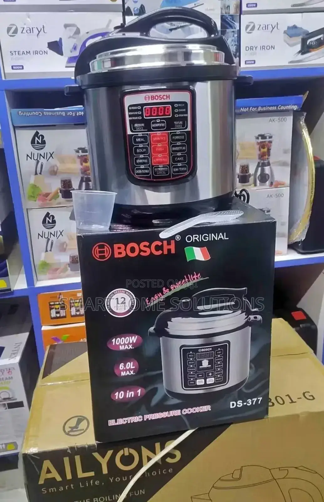 Bosch 6 Litres Pressure Cooker Model Mes6817