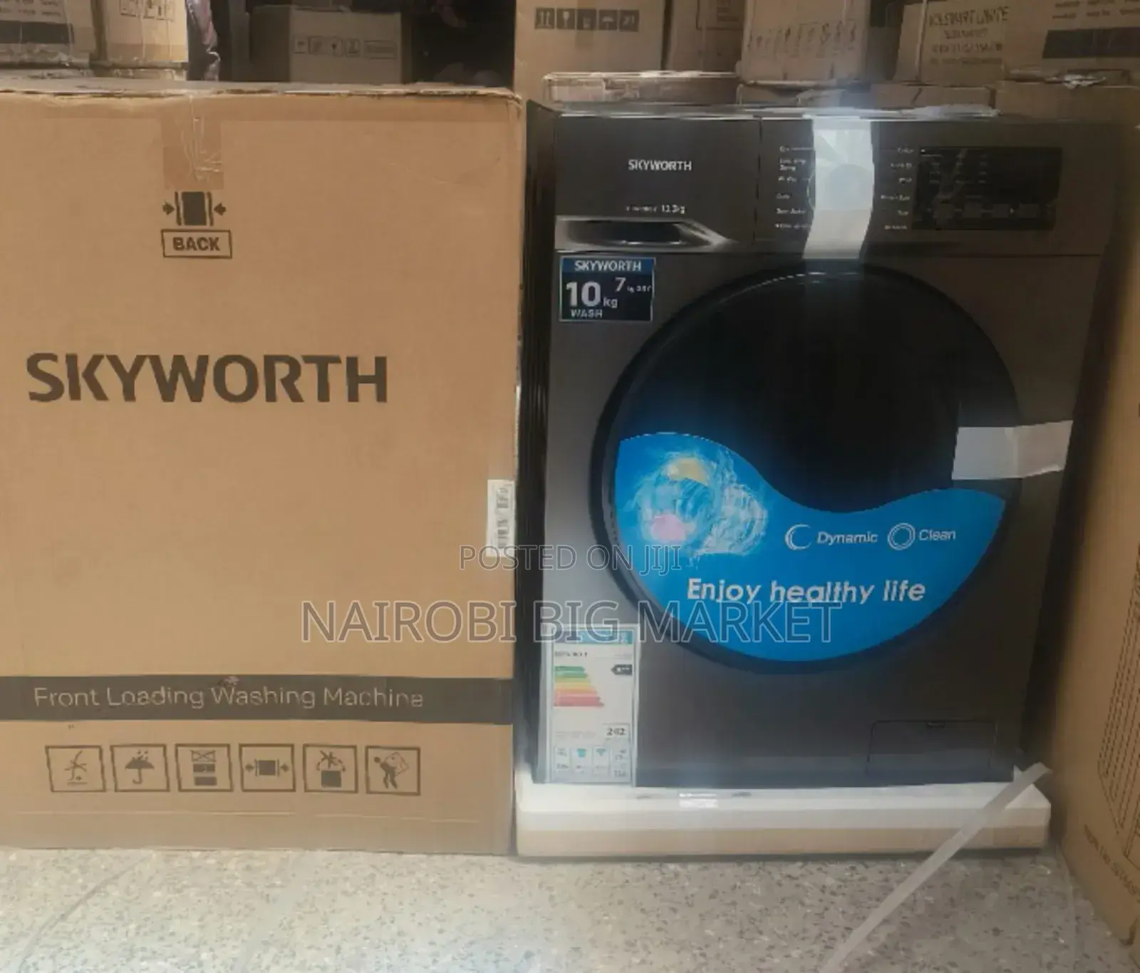 New Arrival 10 KGS Front Load Skyworth Washing Machine M/7